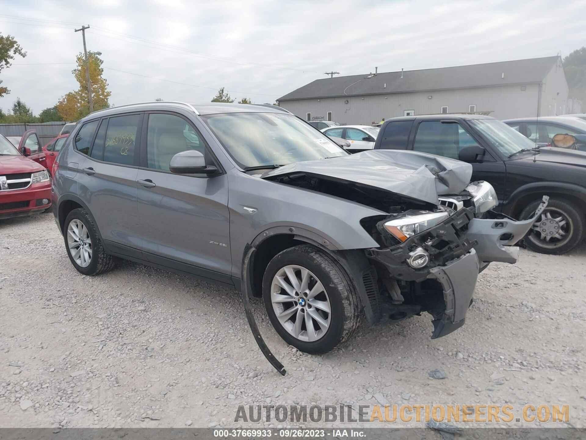 5UXWX9C51F0D58218 BMW X3 2015