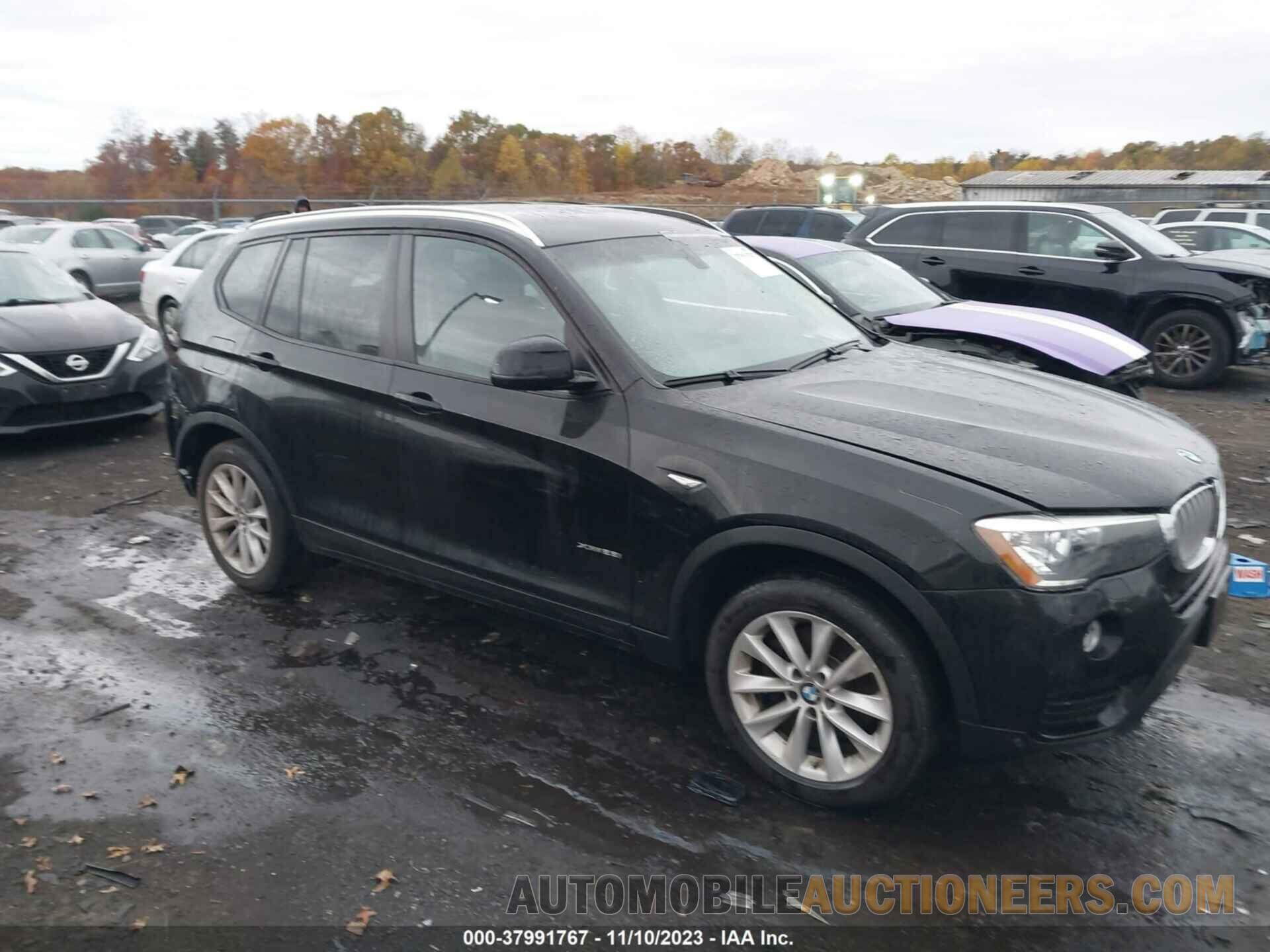 5UXWX9C51F0D62141 BMW X3 2015