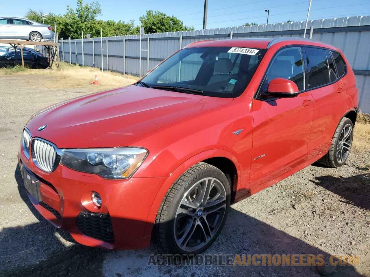 5UXWX9C51G0D63629 BMW X3 2016