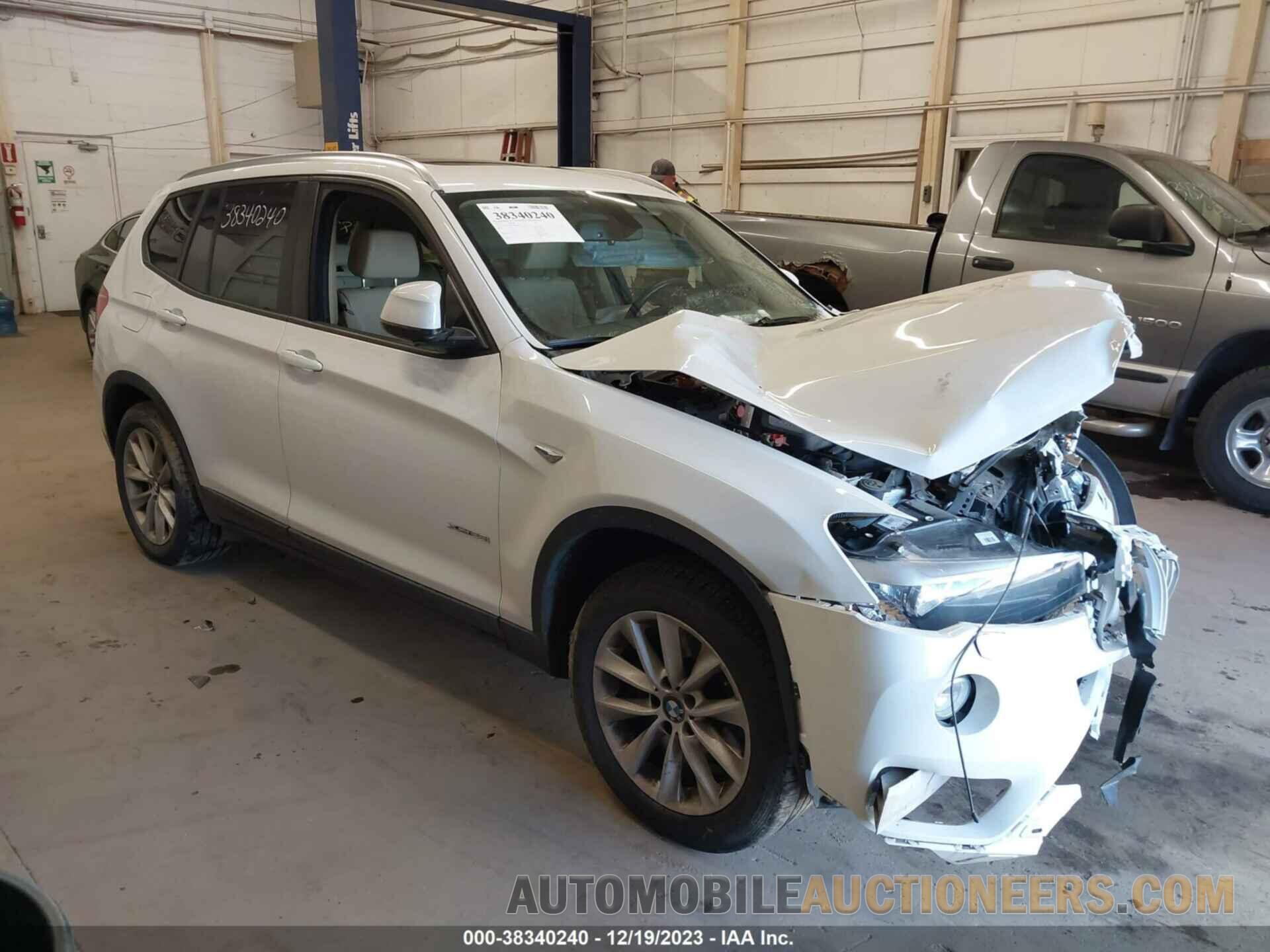 5UXWX9C51G0D64456 BMW X3 2016