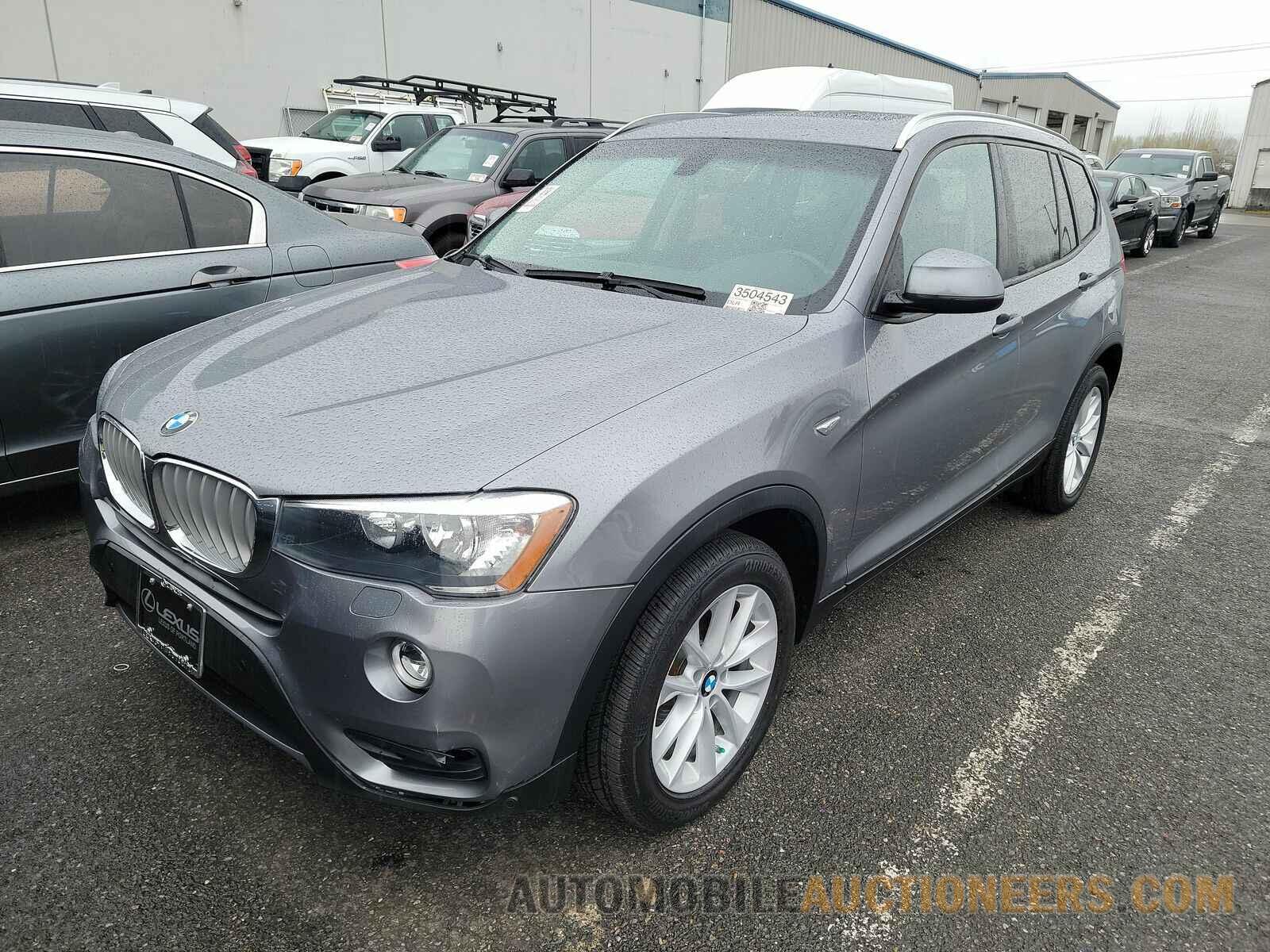 5UXWX9C51G0D67129 BMW X3 2016