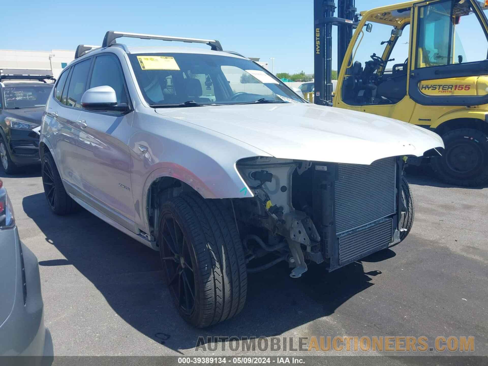 5UXWX9C51G0D69303 BMW X3 2016