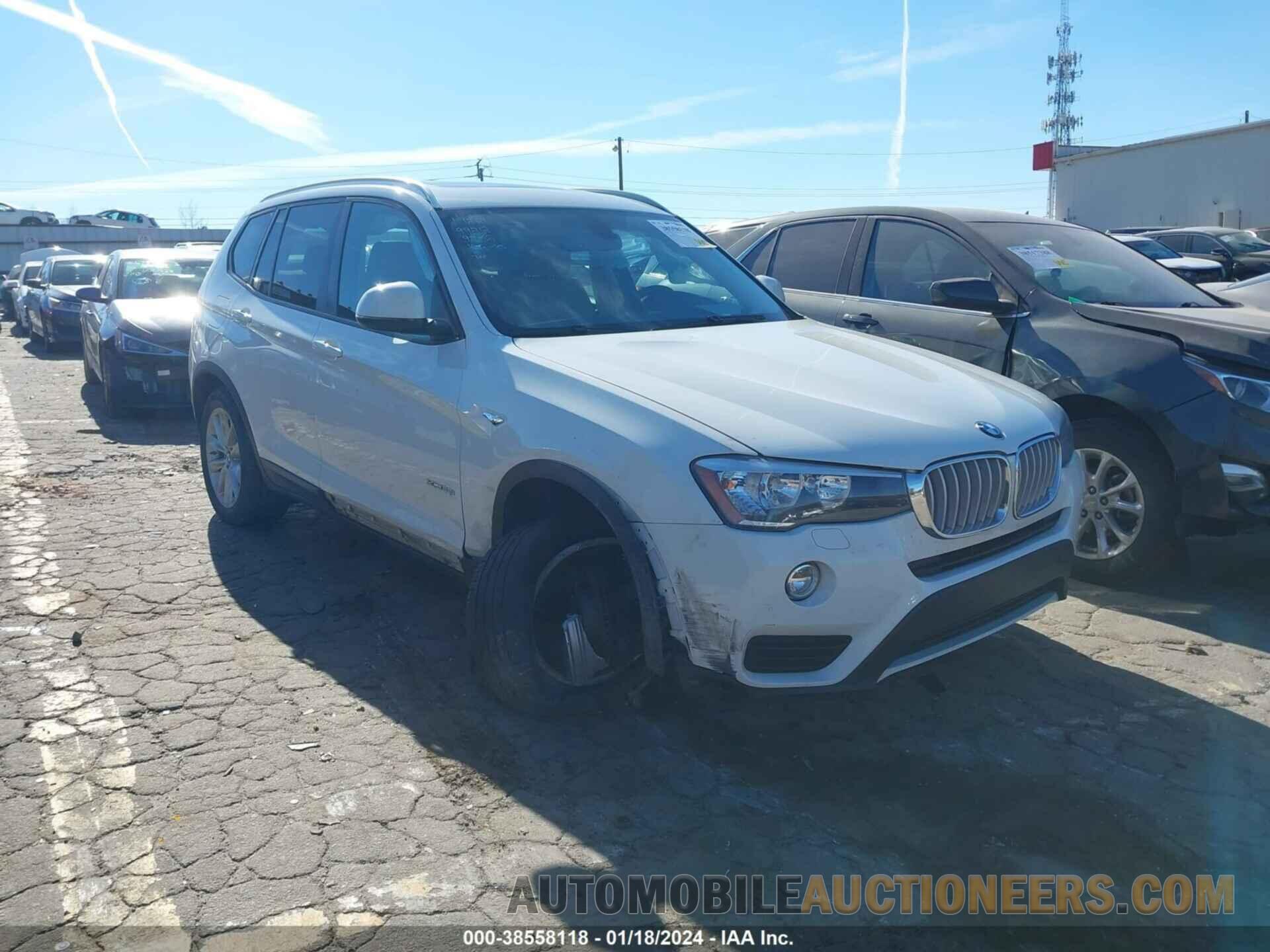 5UXWX9C51G0D69852 BMW X3 2016