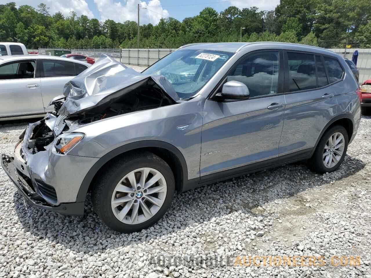 5UXWX9C51G0D77546 BMW X3 2016