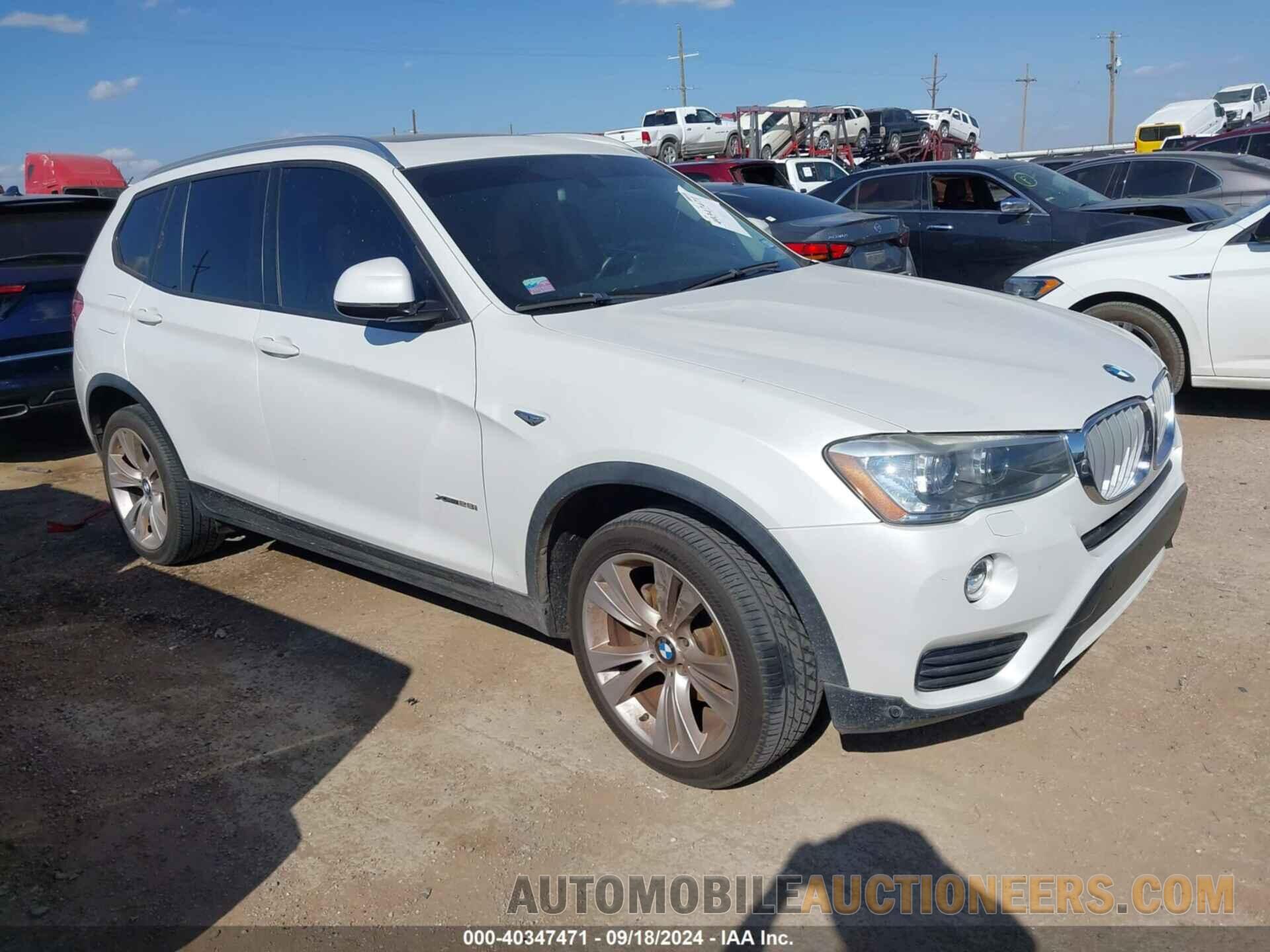 5UXWX9C51G0D77594 BMW X3 2016