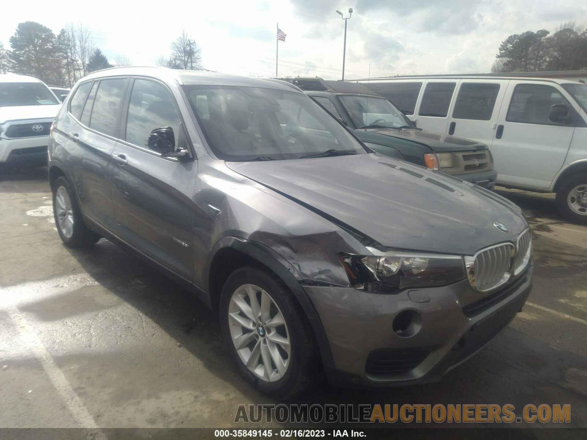 5UXWX9C51G0D83704 BMW X3 2016