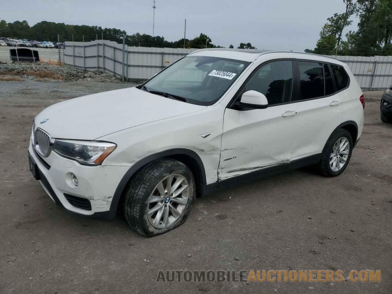 5UXWX9C51G0D85307 BMW X3 2016