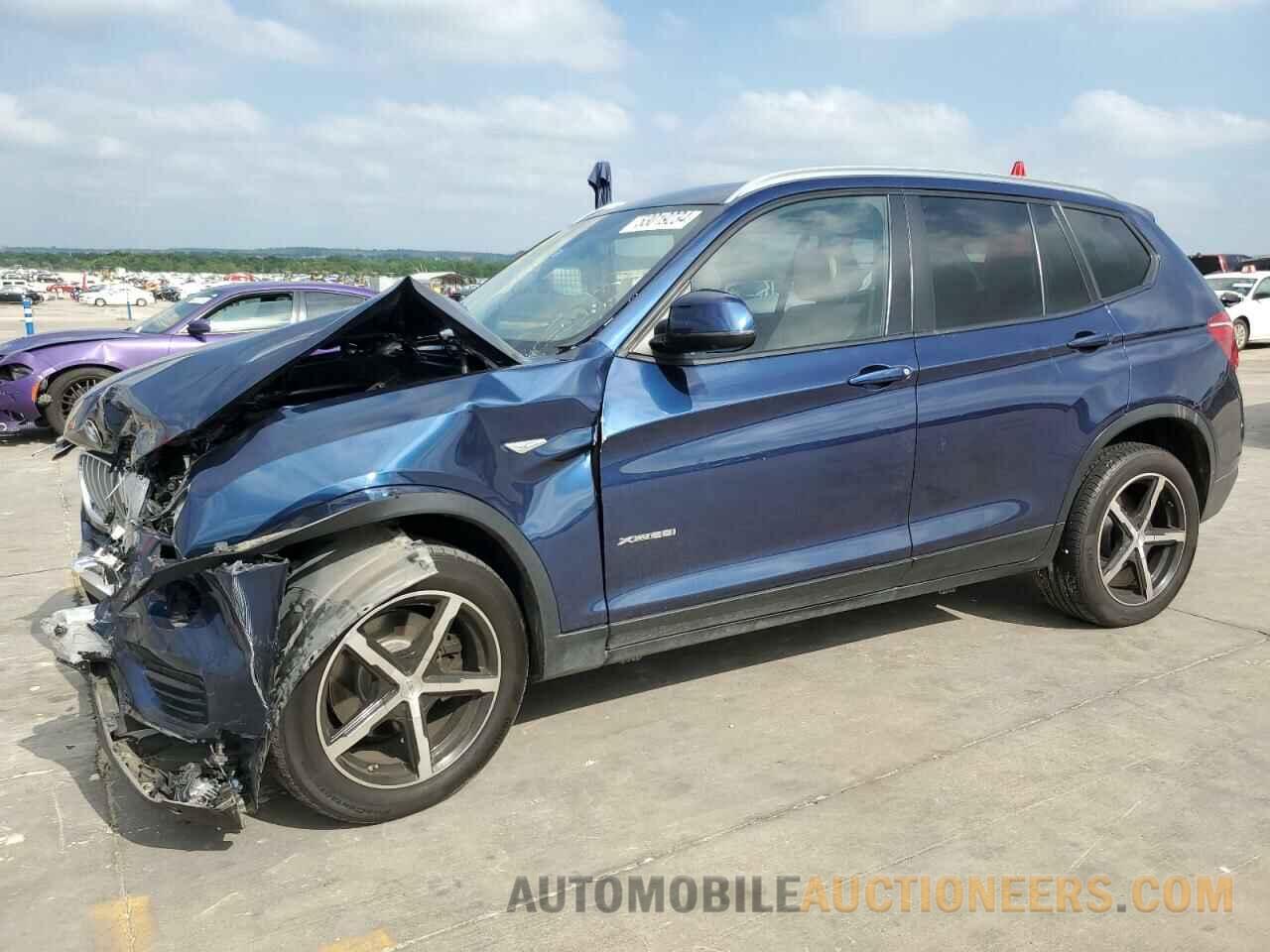 5UXWX9C51G0D85405 BMW X3 2016