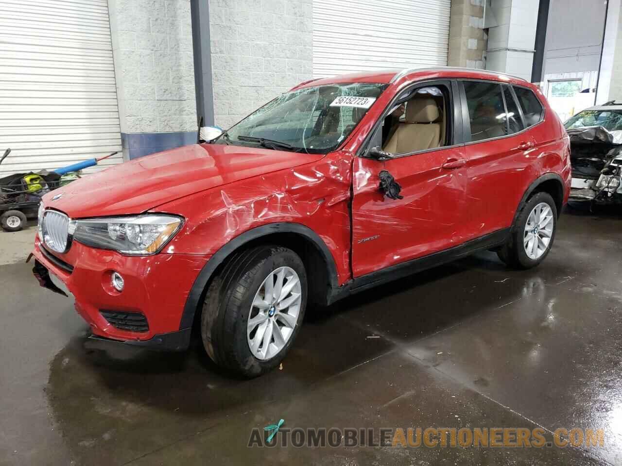 5UXWX9C51G0D87011 BMW X3 2016