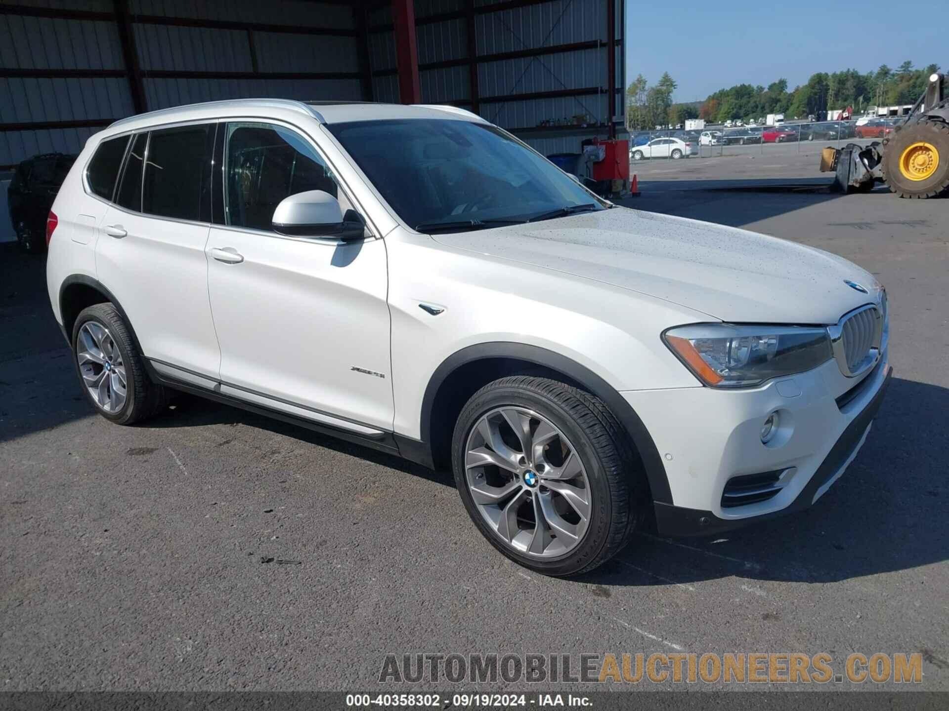 5UXWX9C51G0D91222 BMW X3 2016