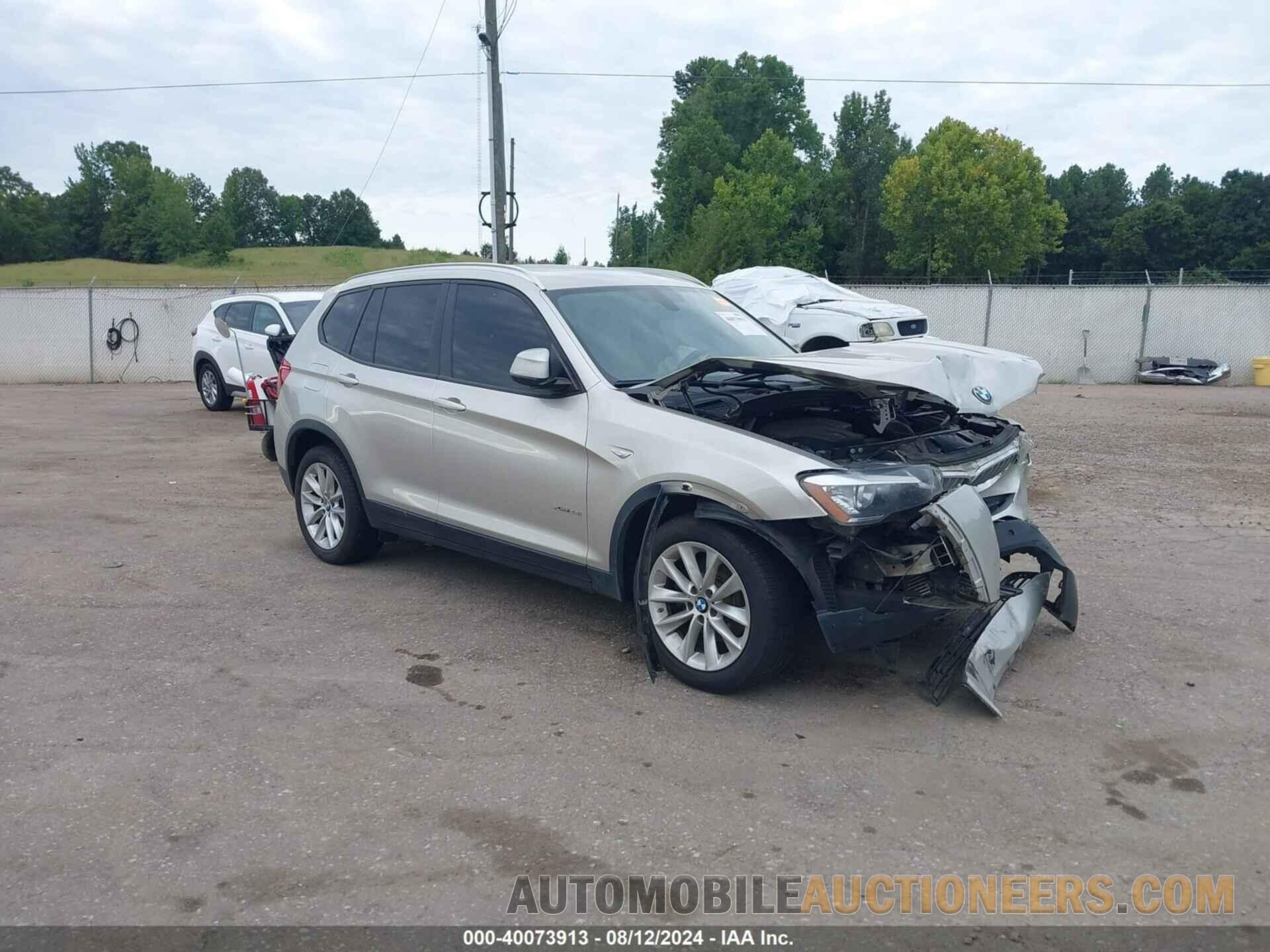 5UXWX9C51G0D91642 BMW X3 2016