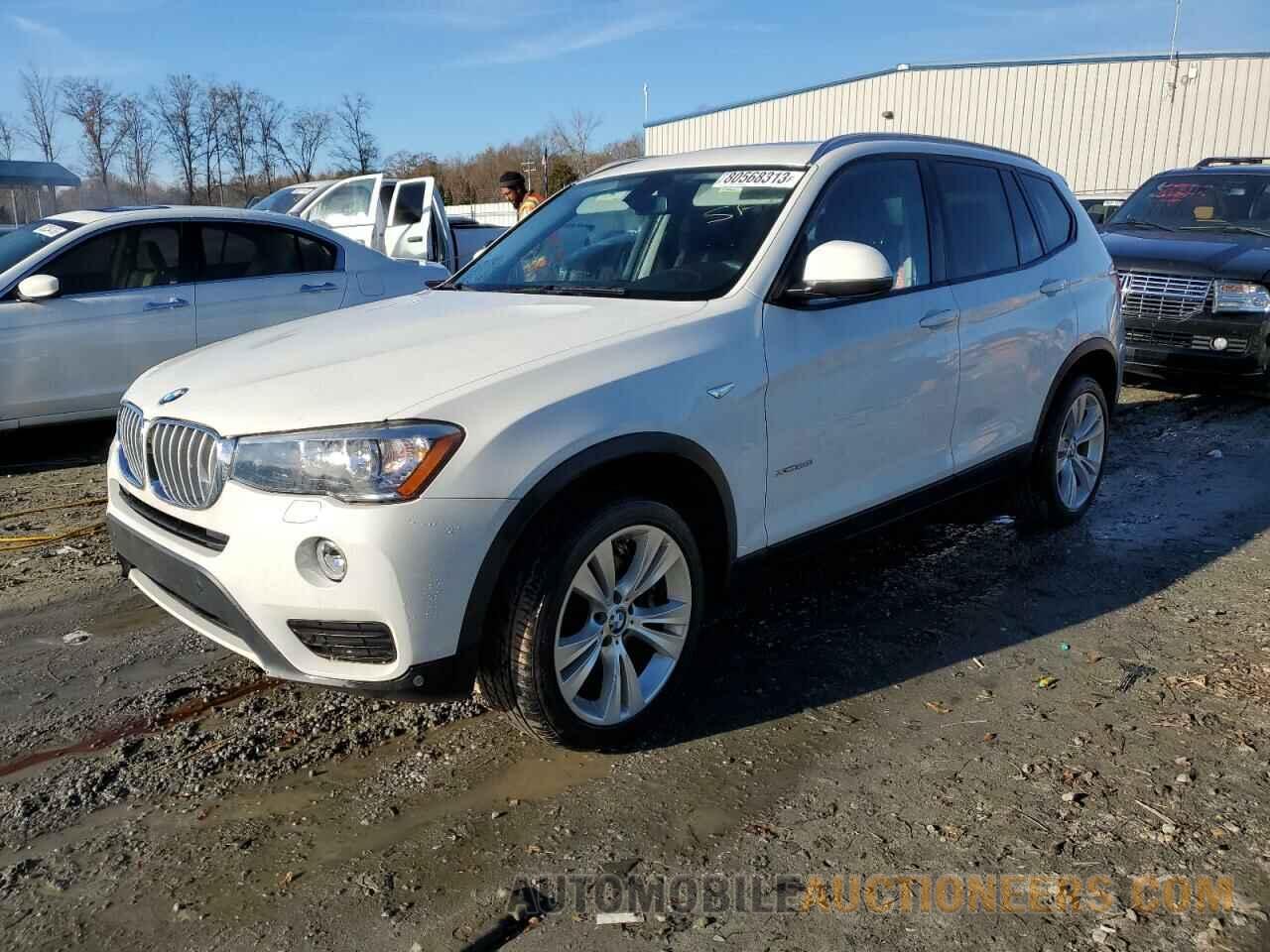 5UXWX9C51G0D91737 BMW X3 2016