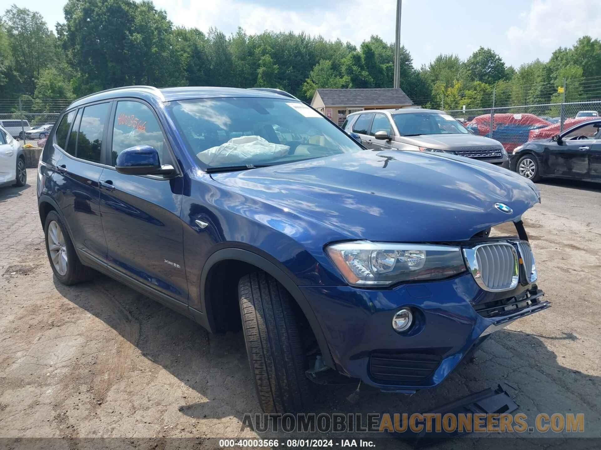 5UXWX9C51G0D91947 BMW X3 2016