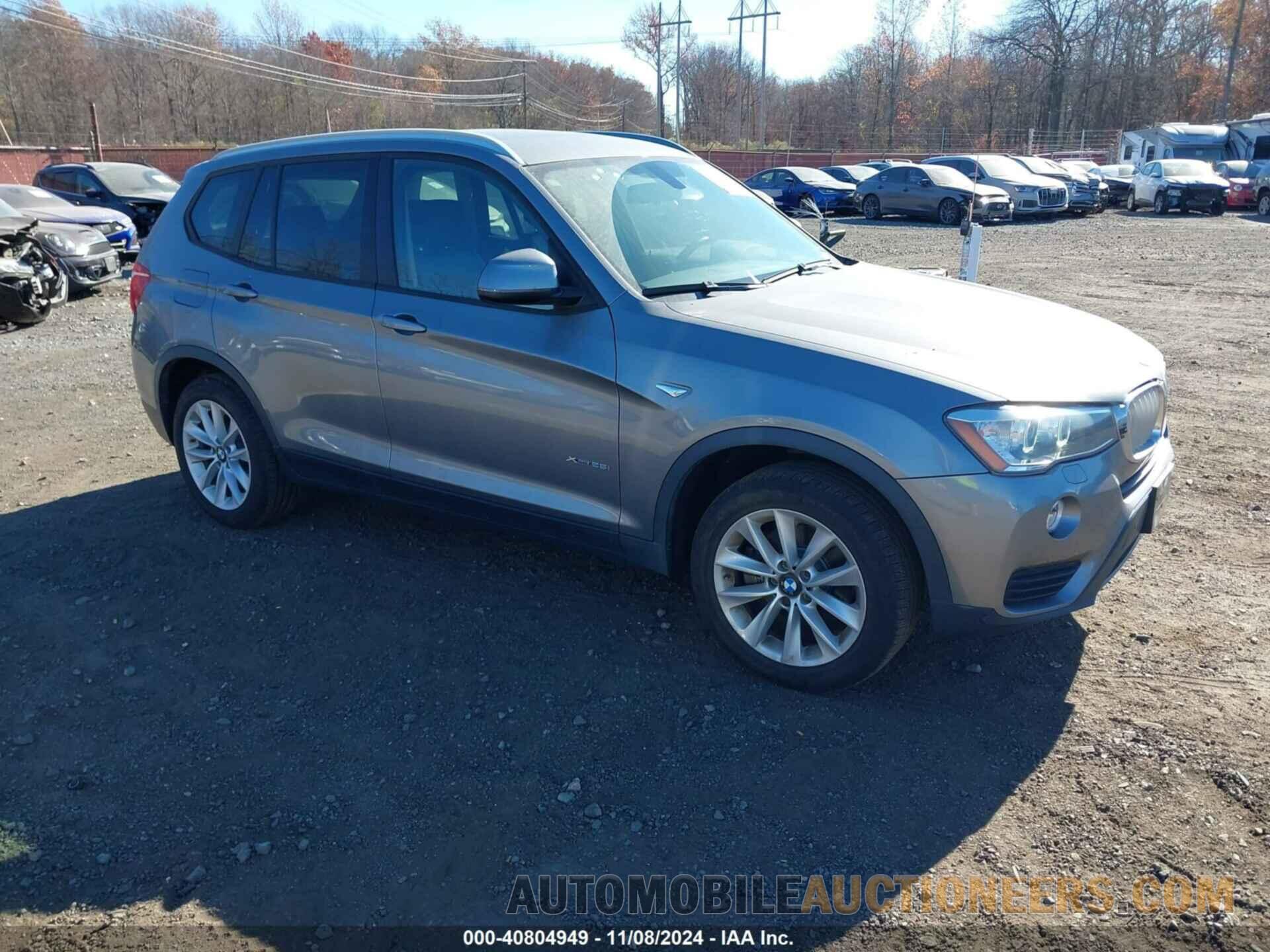 5UXWX9C51H0D98558 BMW X3 2017