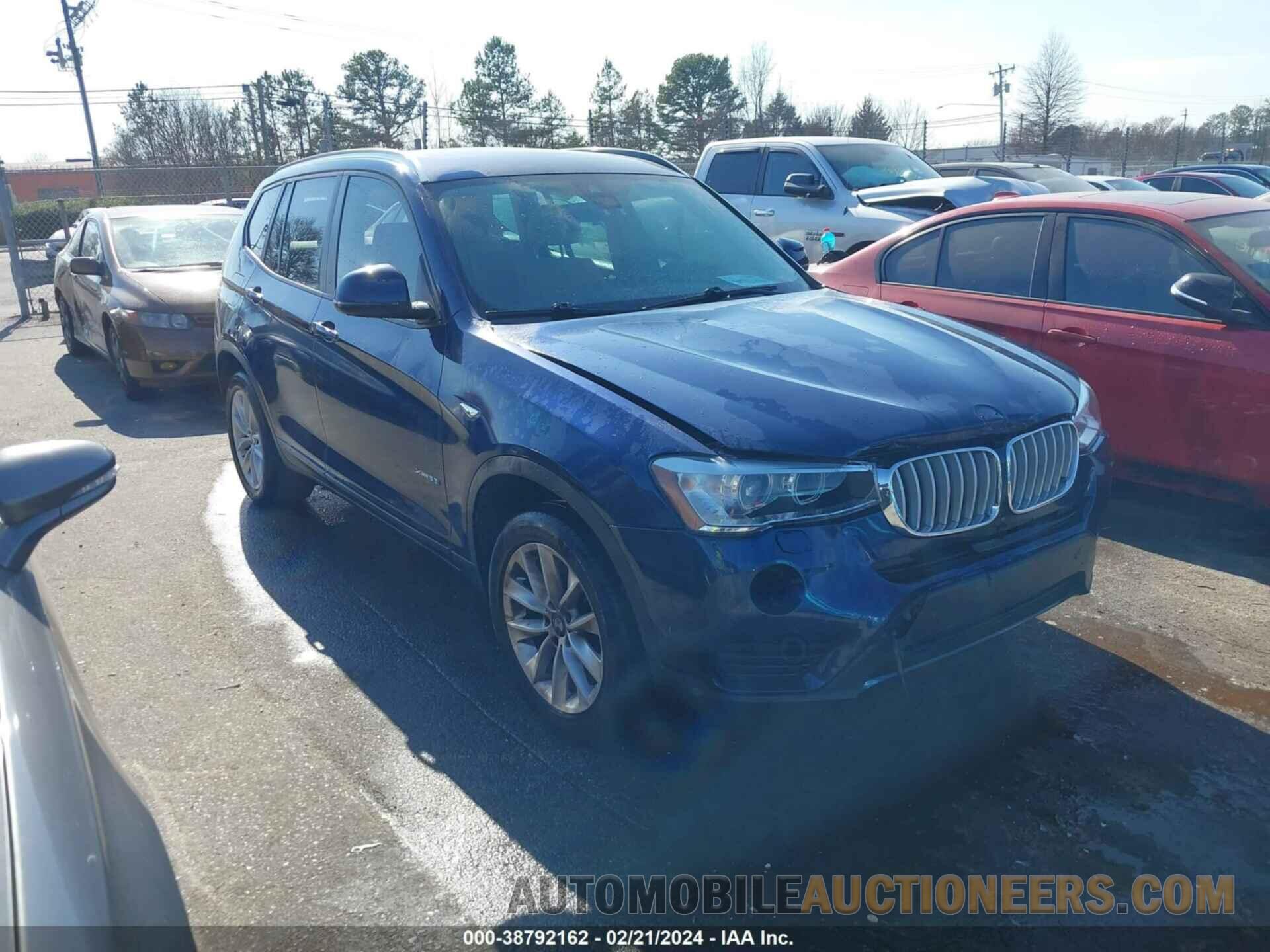 5UXWX9C51H0T01209 BMW X3 2017