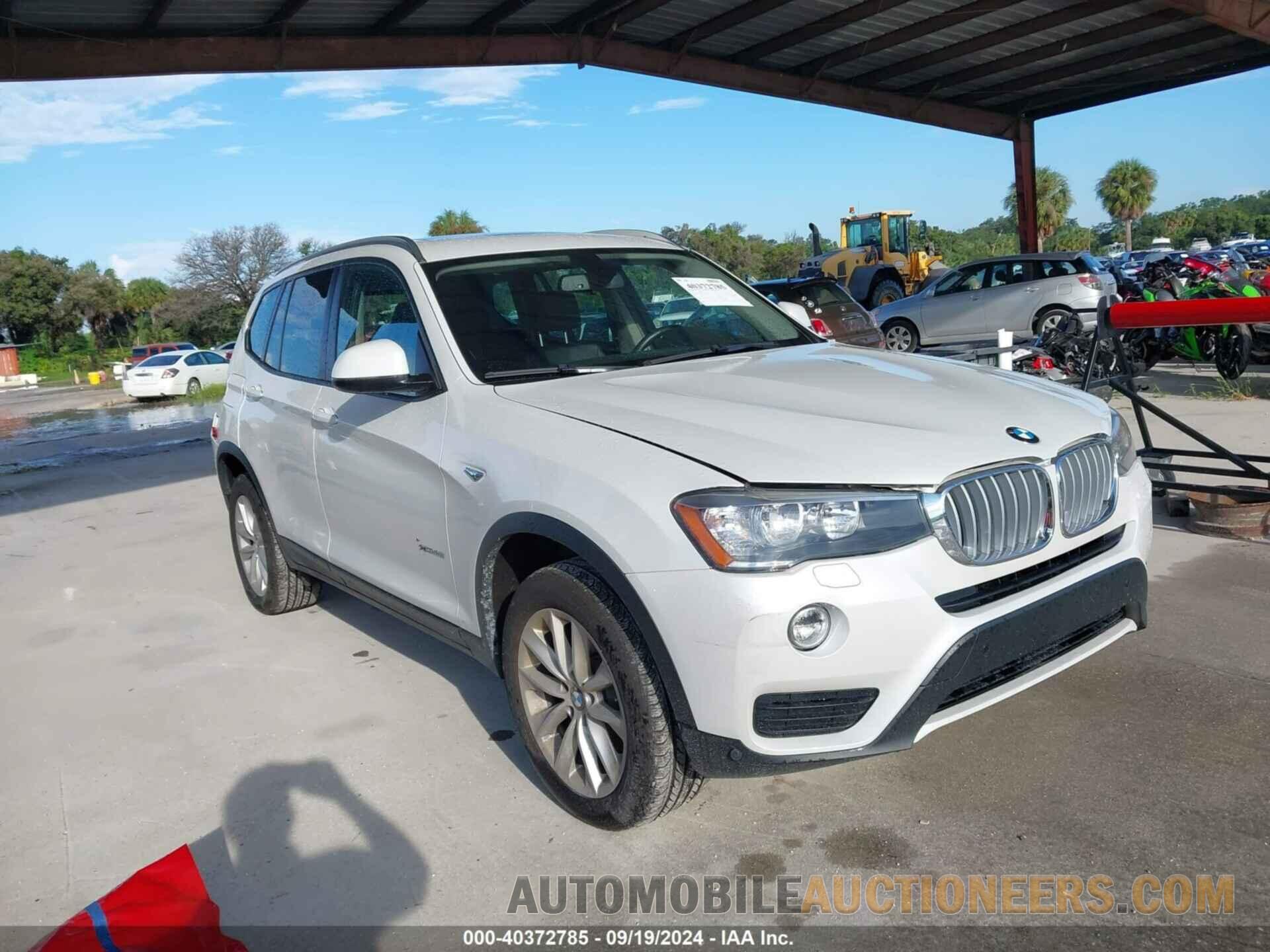 5UXWX9C51H0T01906 BMW X3 2017