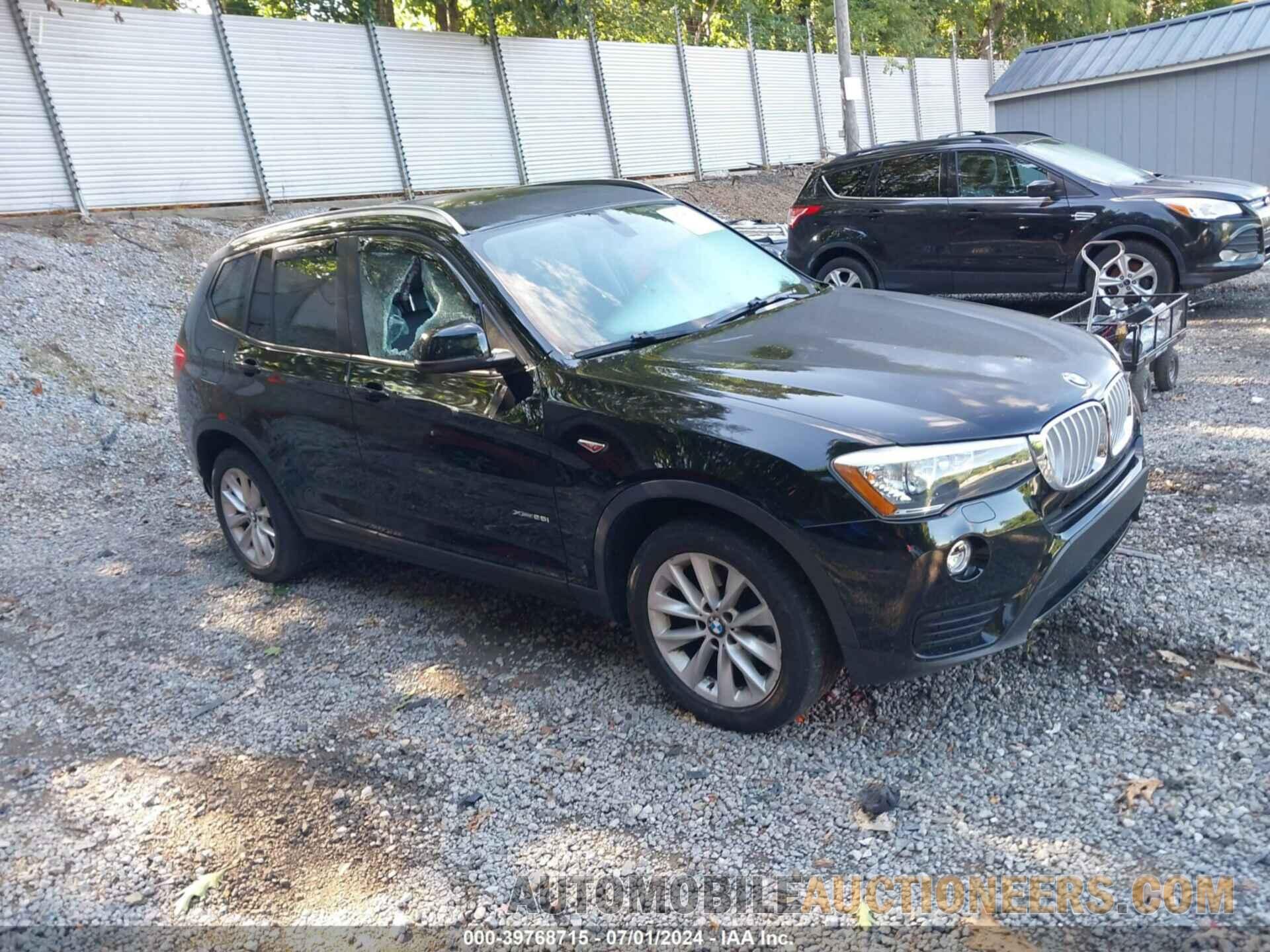 5UXWX9C52F0D46658 BMW X3 2015