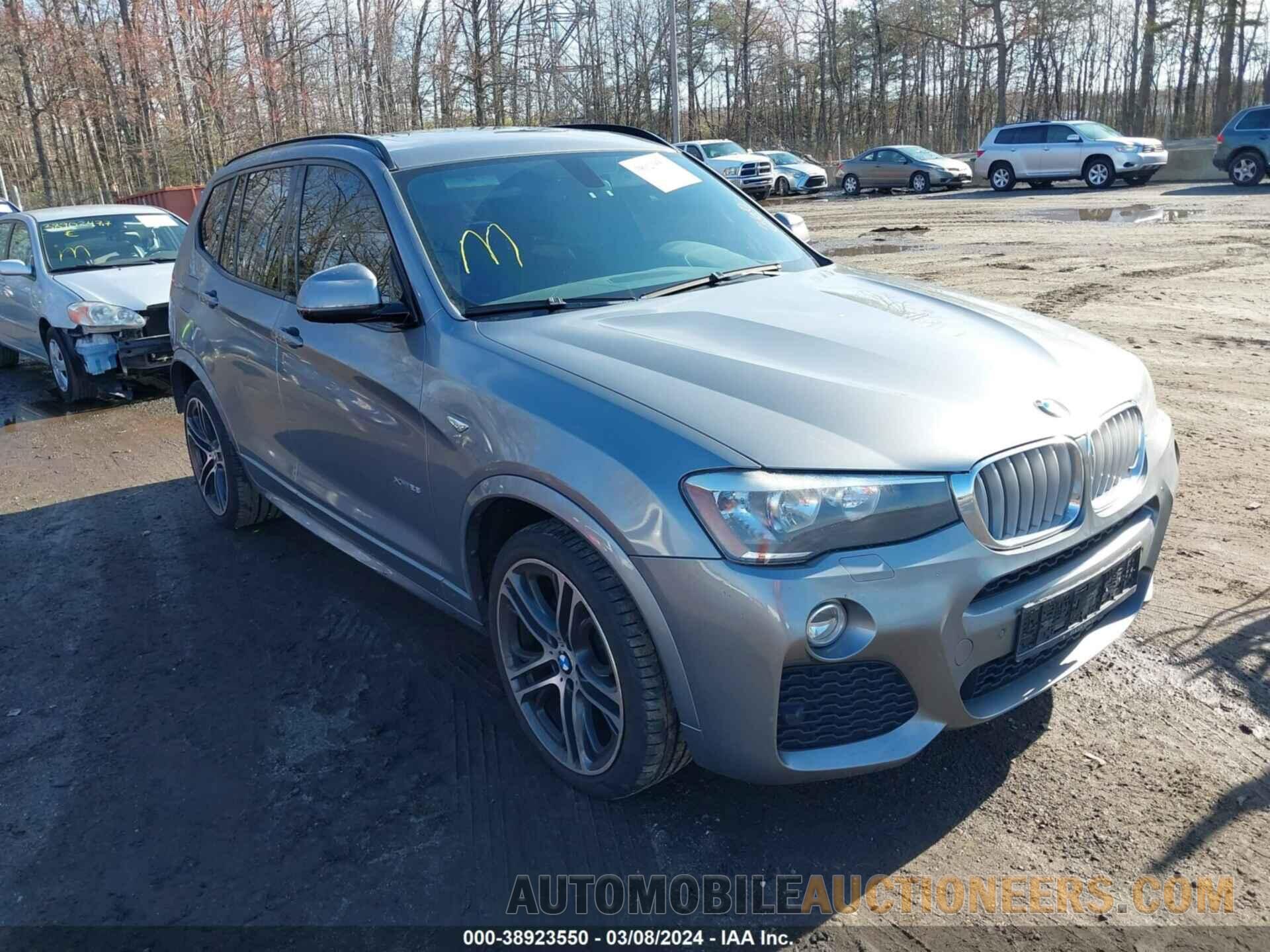 5UXWX9C52F0D47888 BMW X3 2015