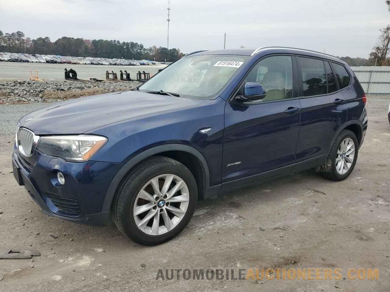 5UXWX9C52F0D50189 BMW X3 2015