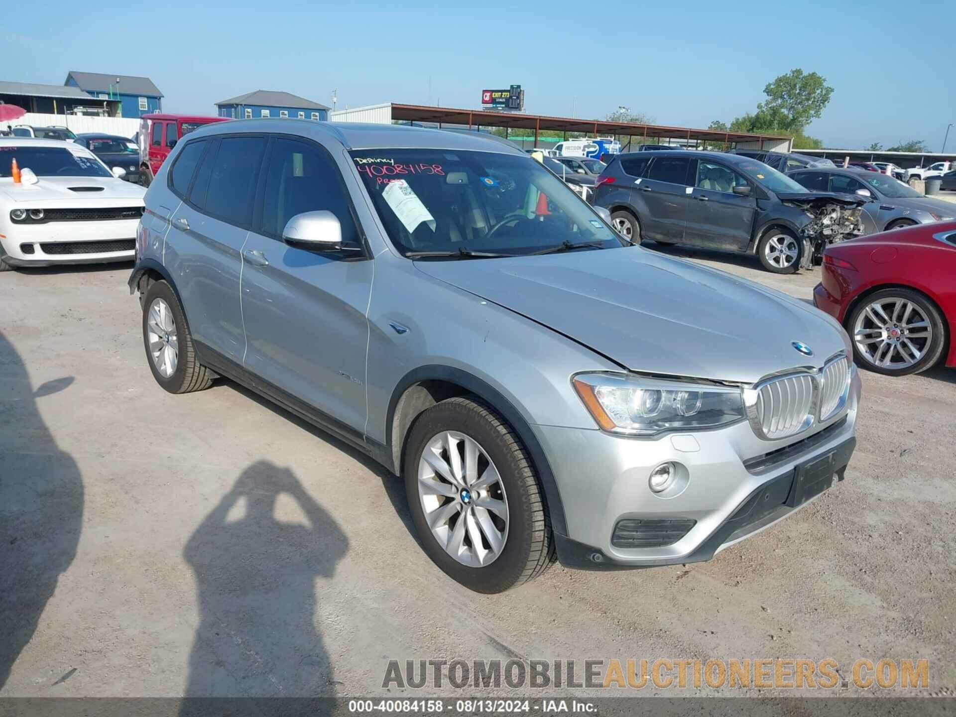 5UXWX9C52F0D60642 BMW X3 2015