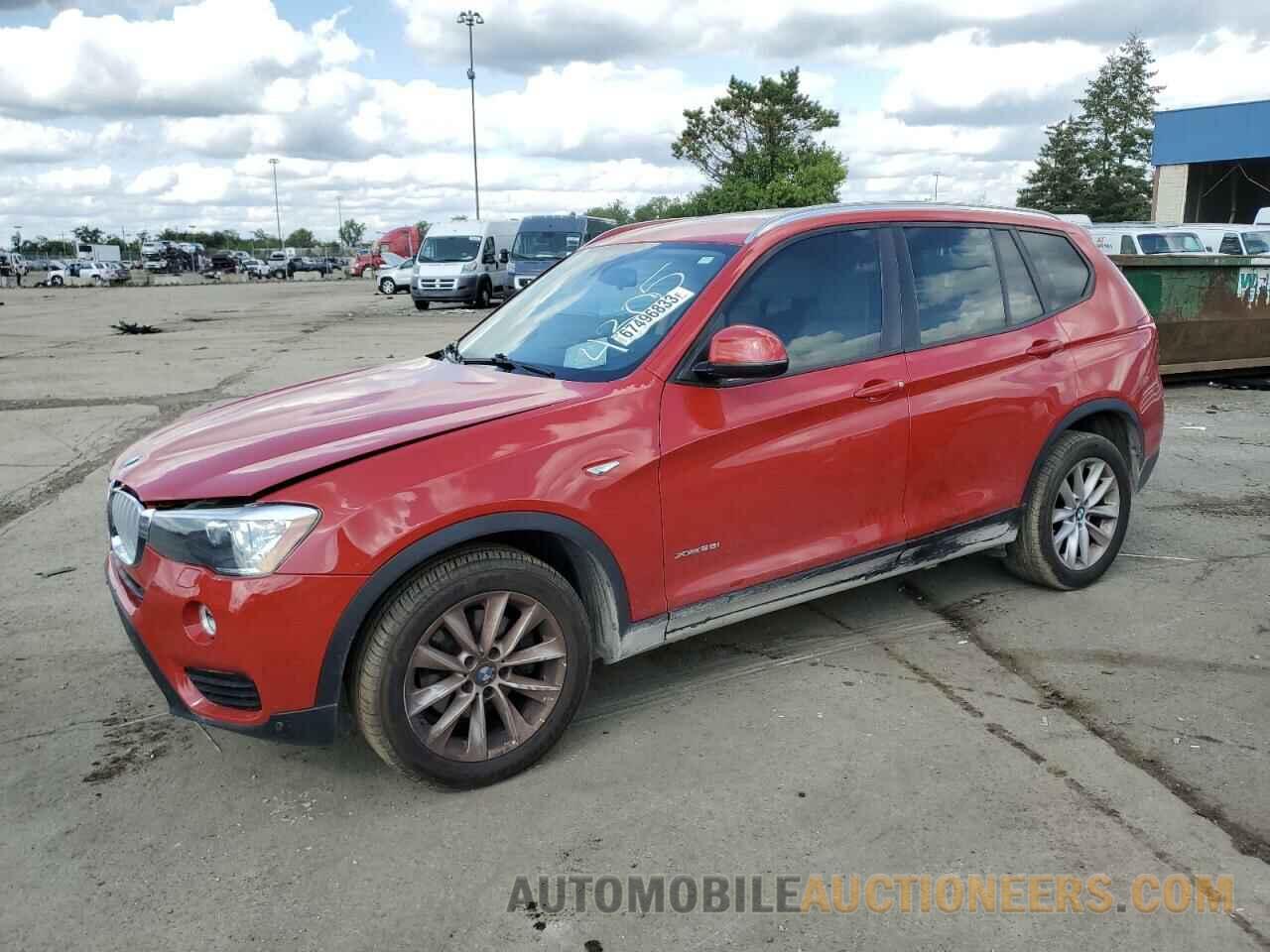 5UXWX9C52G0D64305 BMW X3 2016