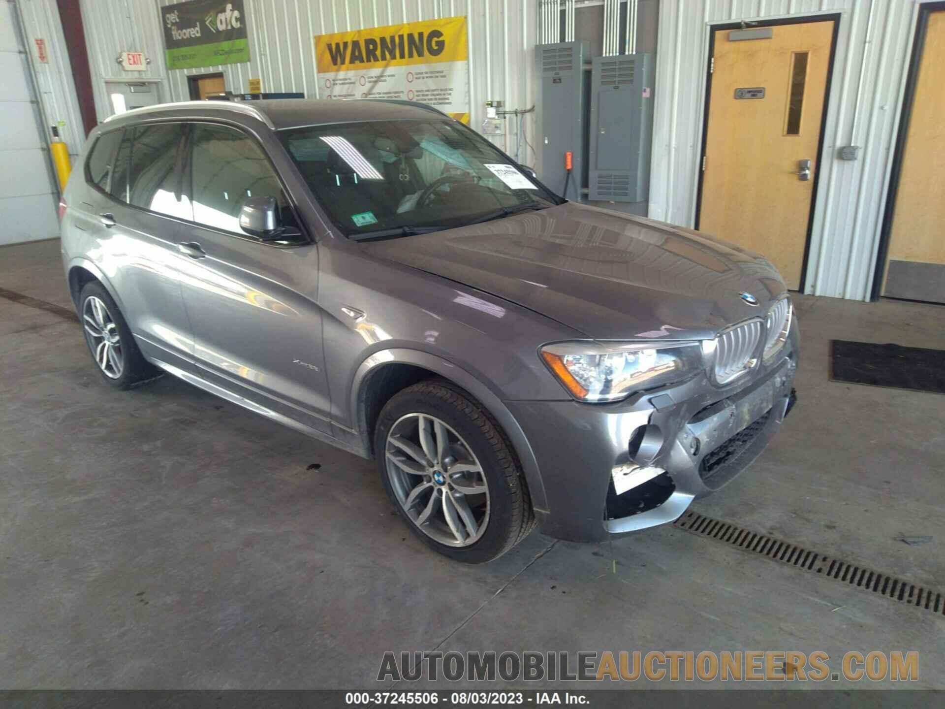 5UXWX9C52G0D67348 BMW X3 2016