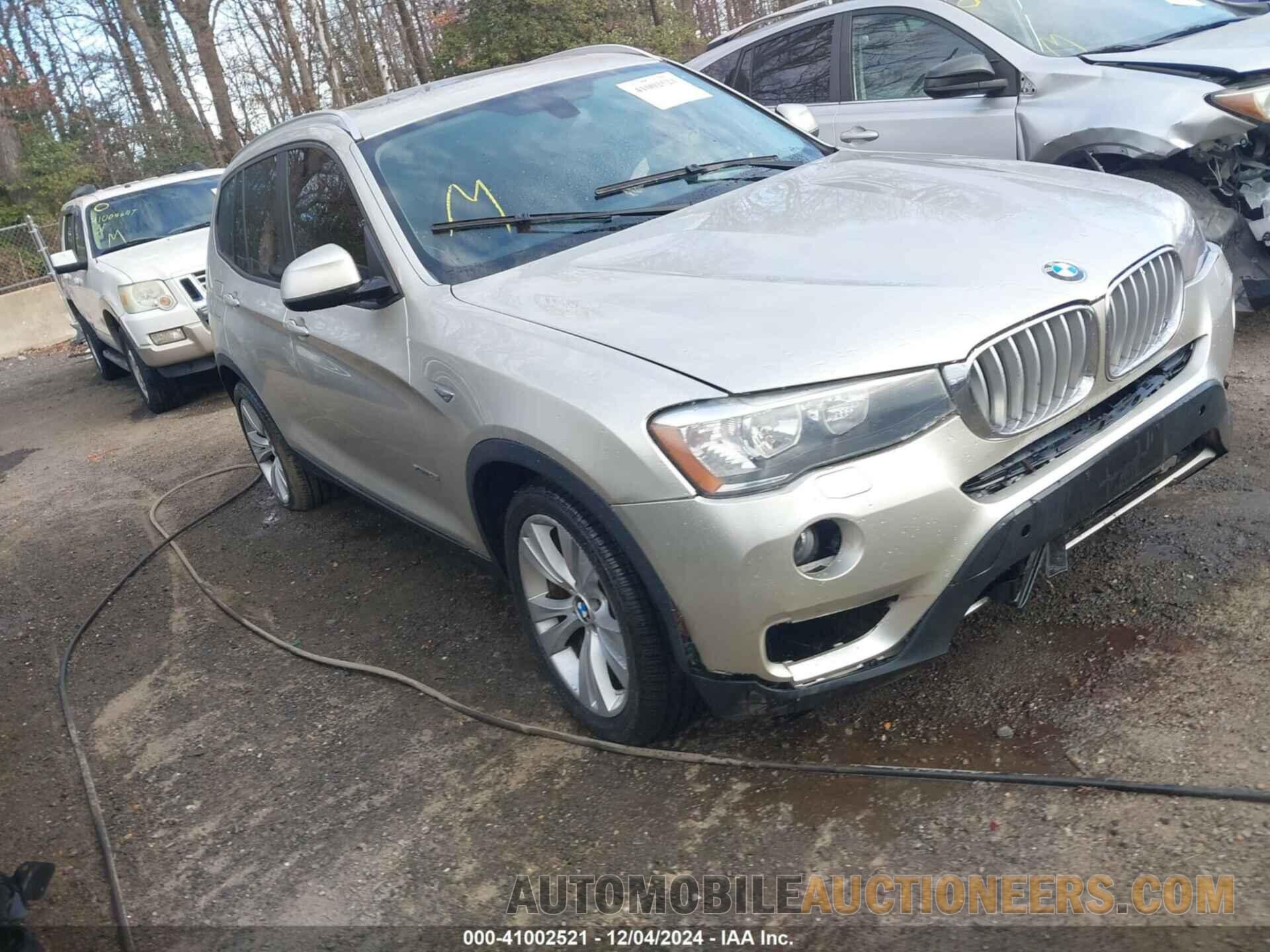 5UXWX9C52G0D76311 BMW X3 2016