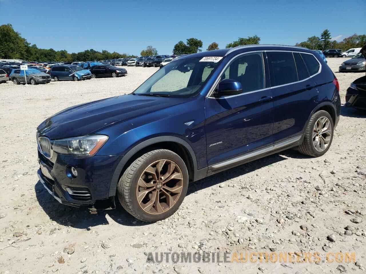 5UXWX9C52G0D77930 BMW X3 2016