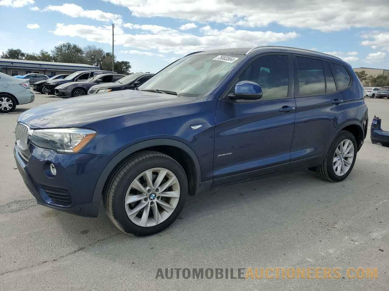 5UXWX9C52G0D78009 BMW X3 2016