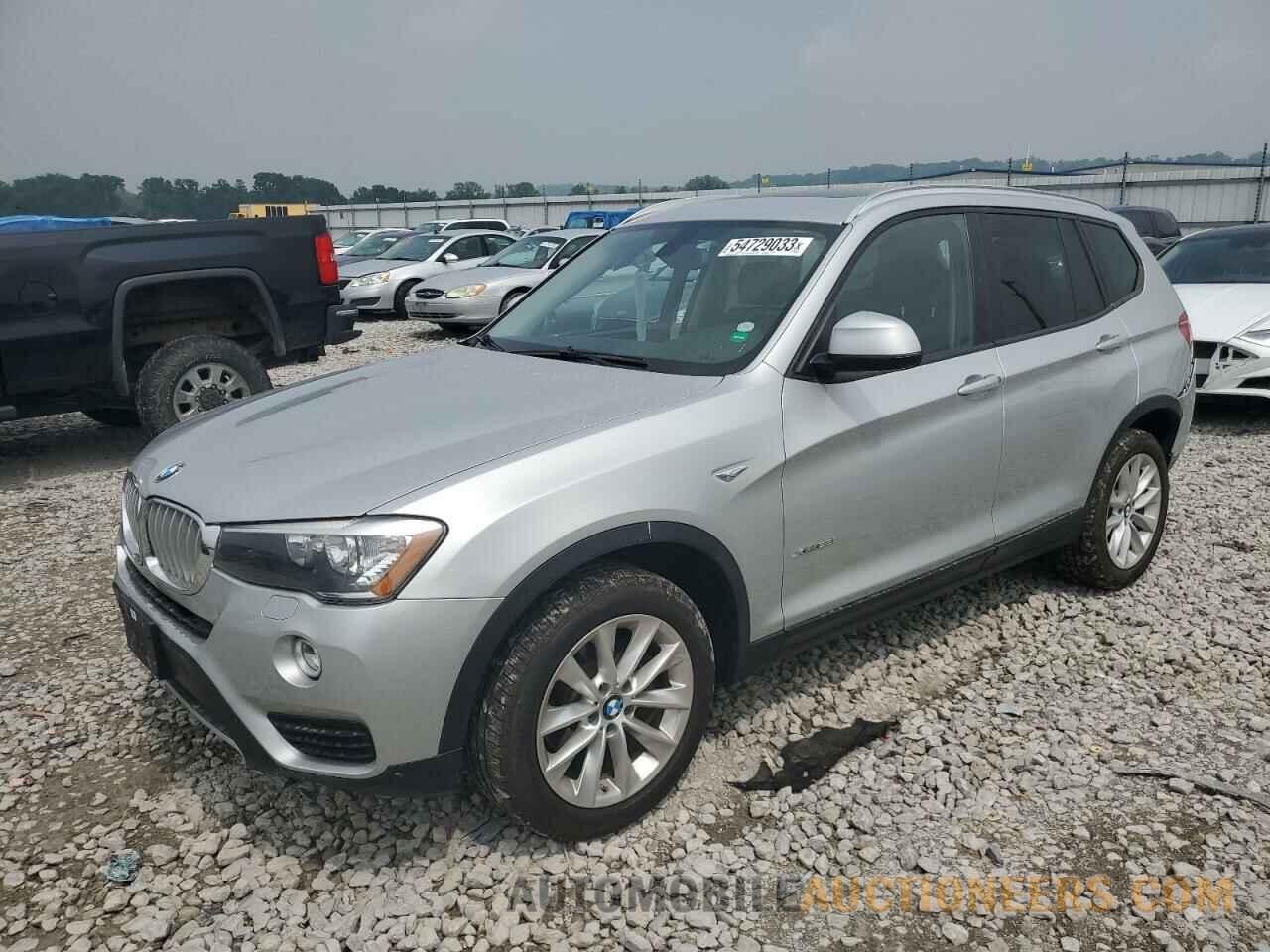 5UXWX9C52G0D78317 BMW X3 2016