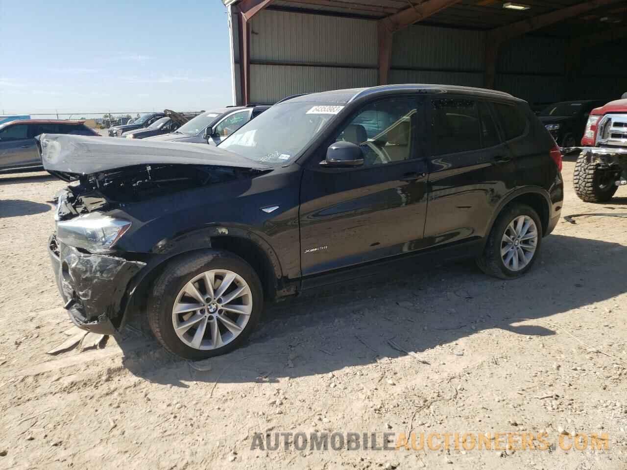 5UXWX9C52G0D83887 BMW X3 2016