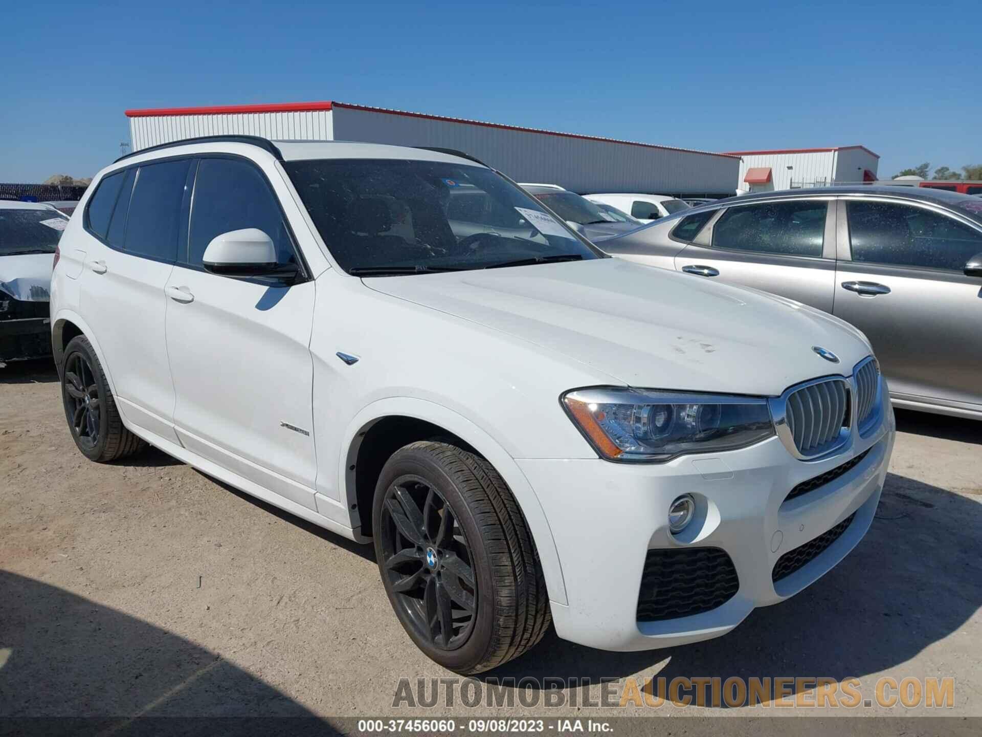 5UXWX9C52G0D84988 BMW X3 2016