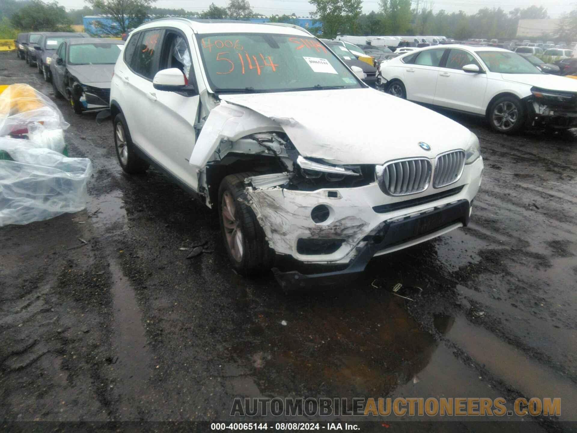 5UXWX9C52G0D85218 BMW X3 2016