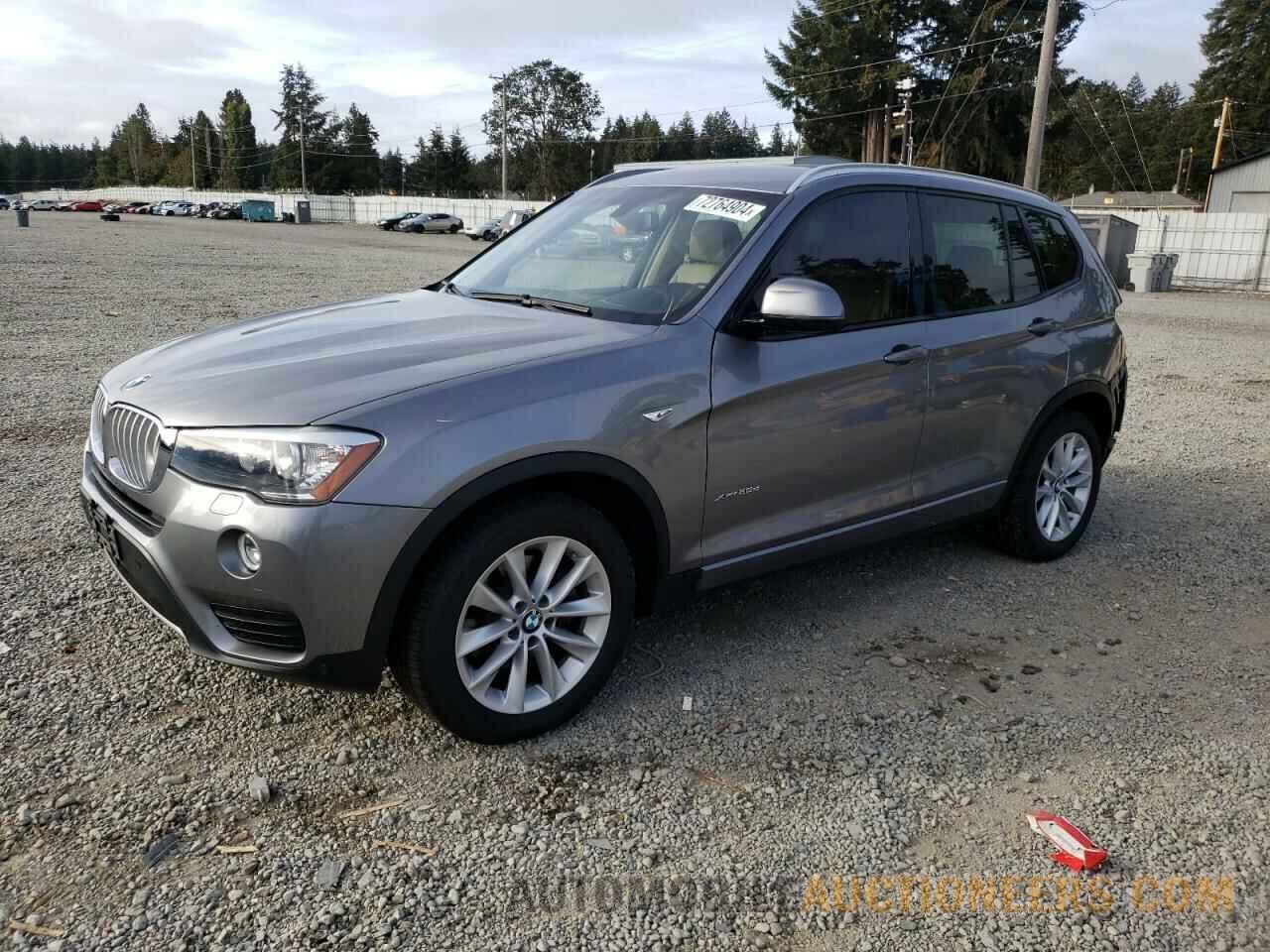 5UXWX9C52G0D86806 BMW X3 2016