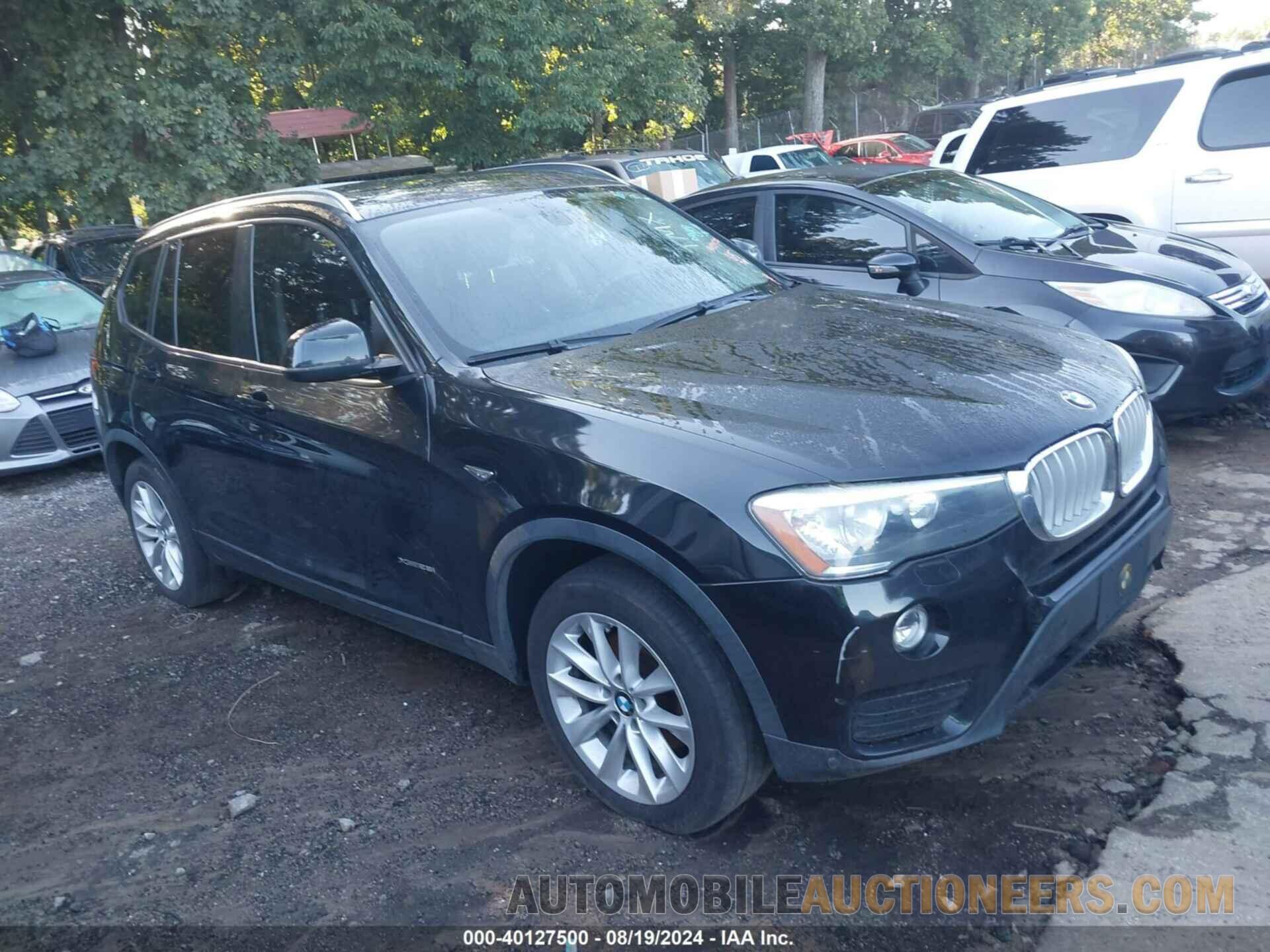 5UXWX9C52G0D86949 BMW X3 2016