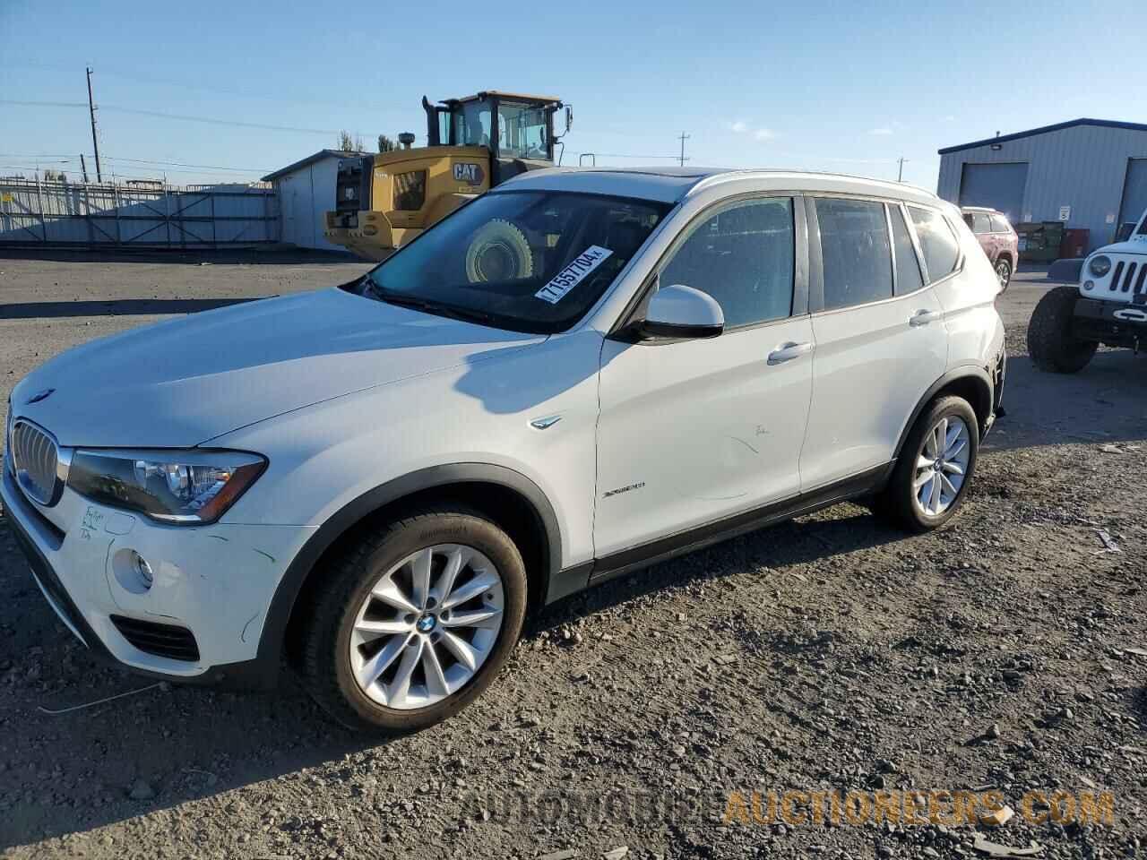 5UXWX9C52G0D89124 BMW X3 2016