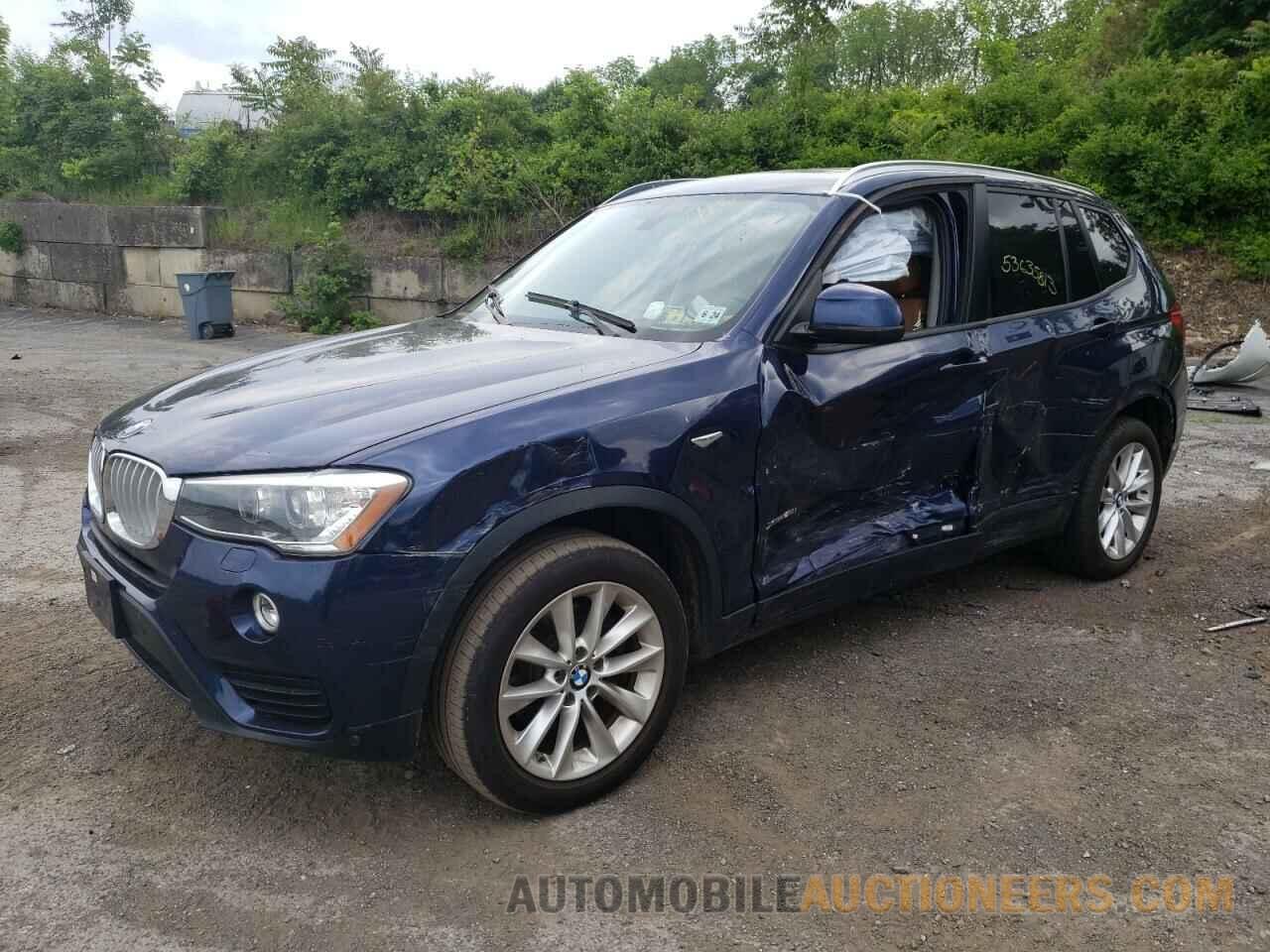 5UXWX9C52G0D90287 BMW X3 2016