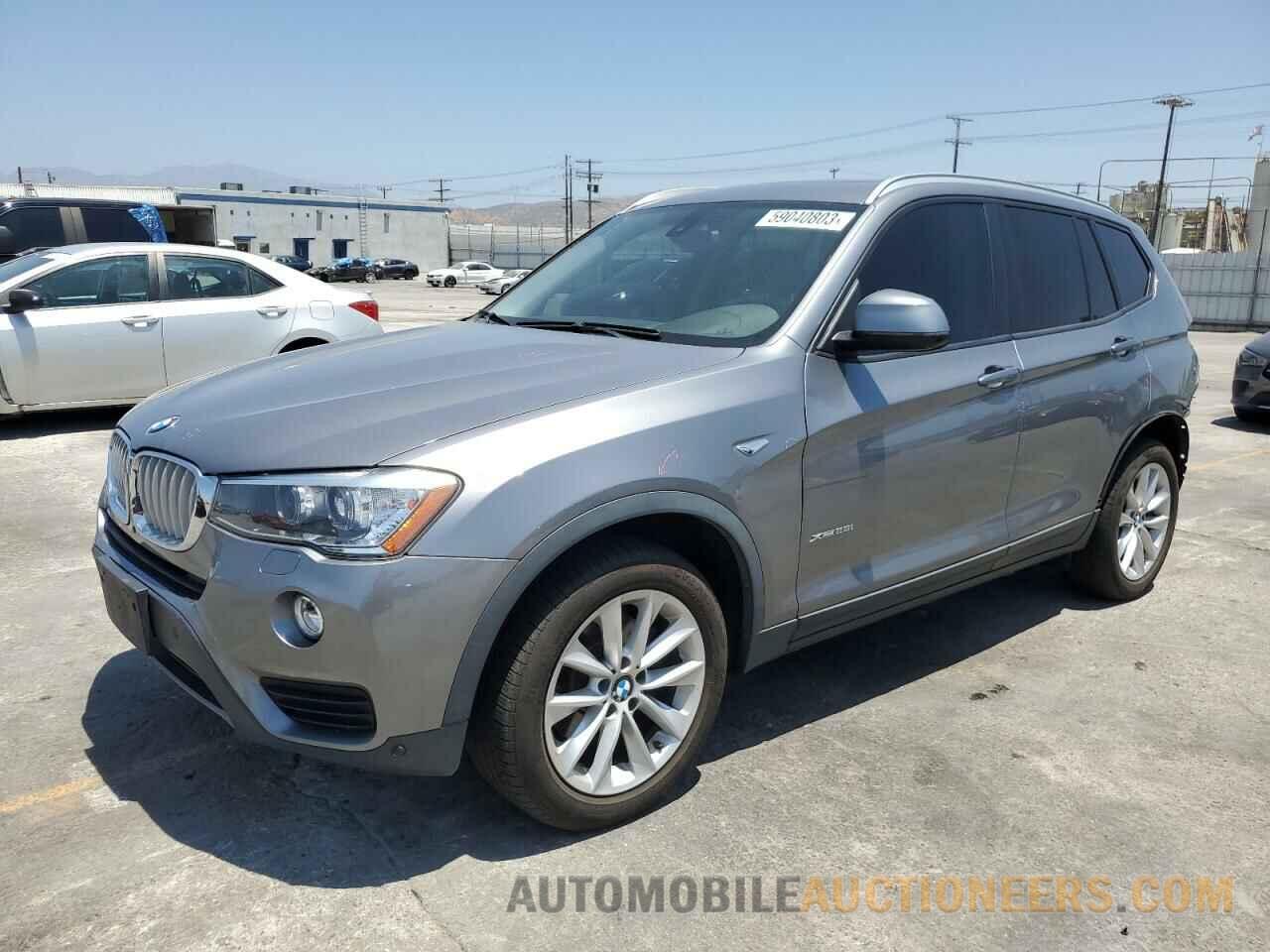 5UXWX9C52G0D93125 BMW X3 2016