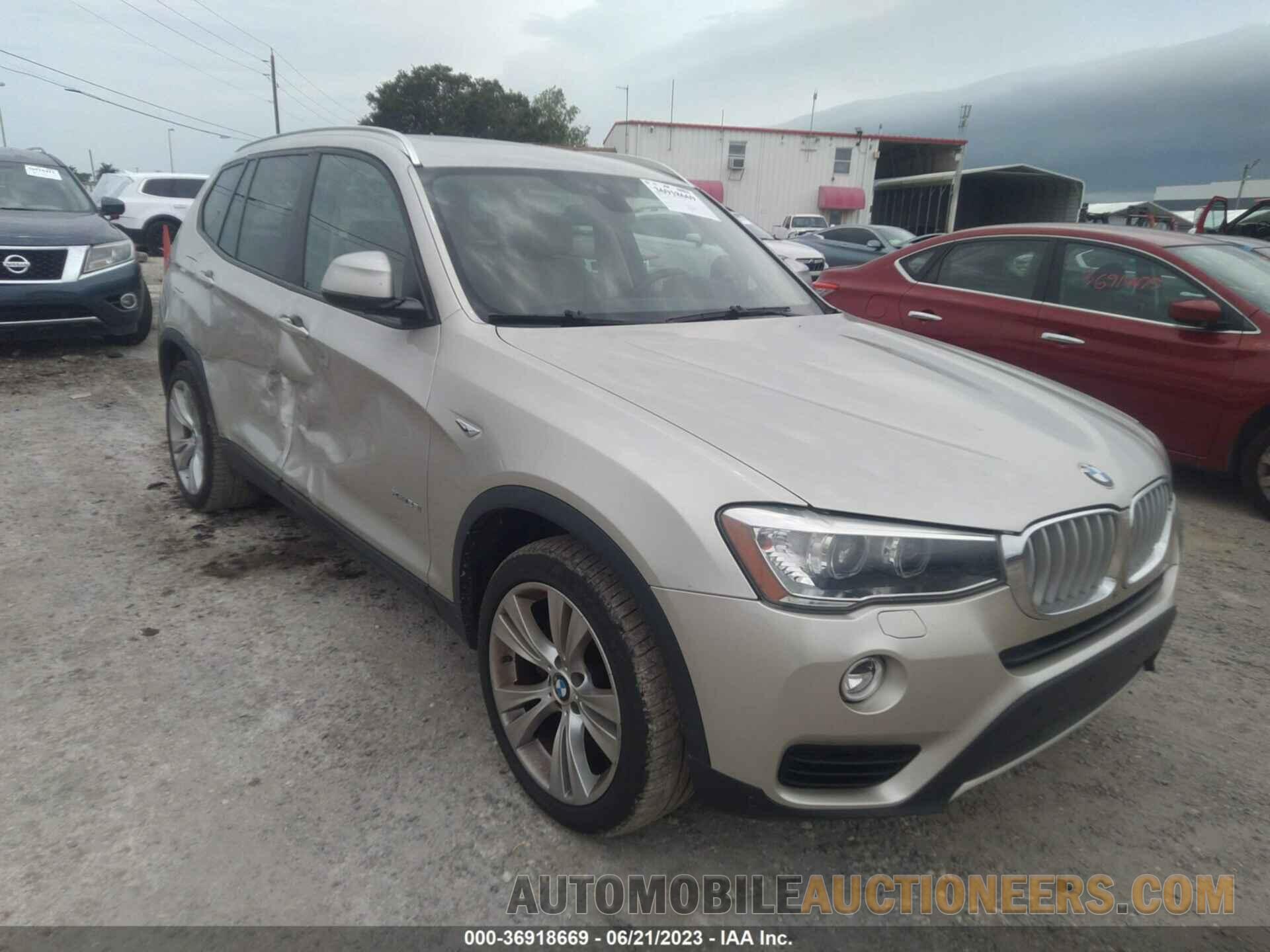 5UXWX9C52G0D93559 BMW X3 2016