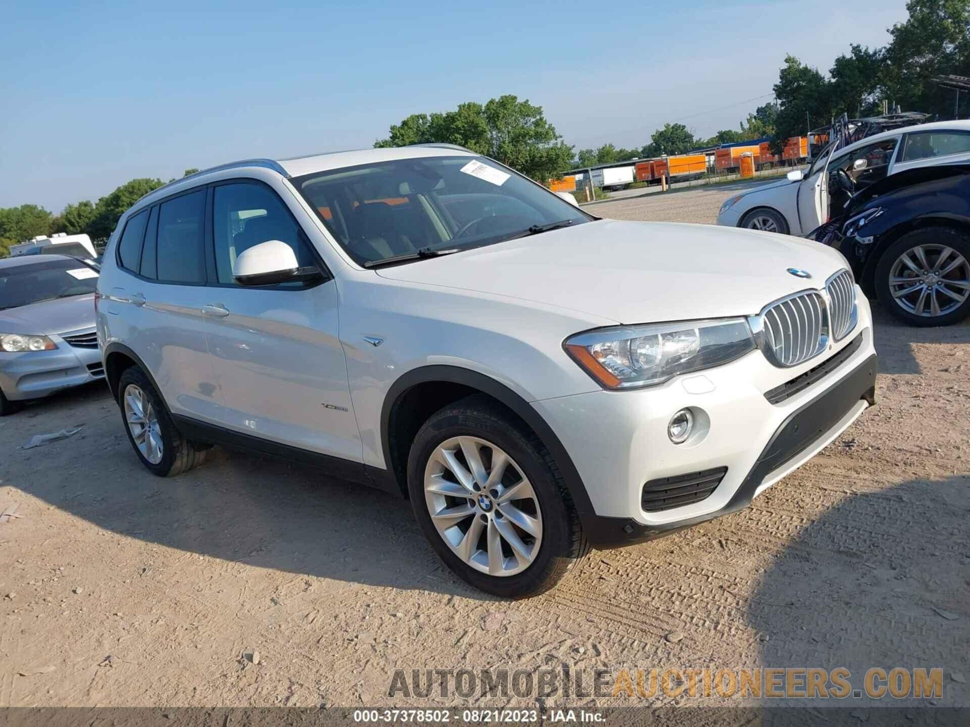 5UXWX9C52H0T02563 BMW X3 2017