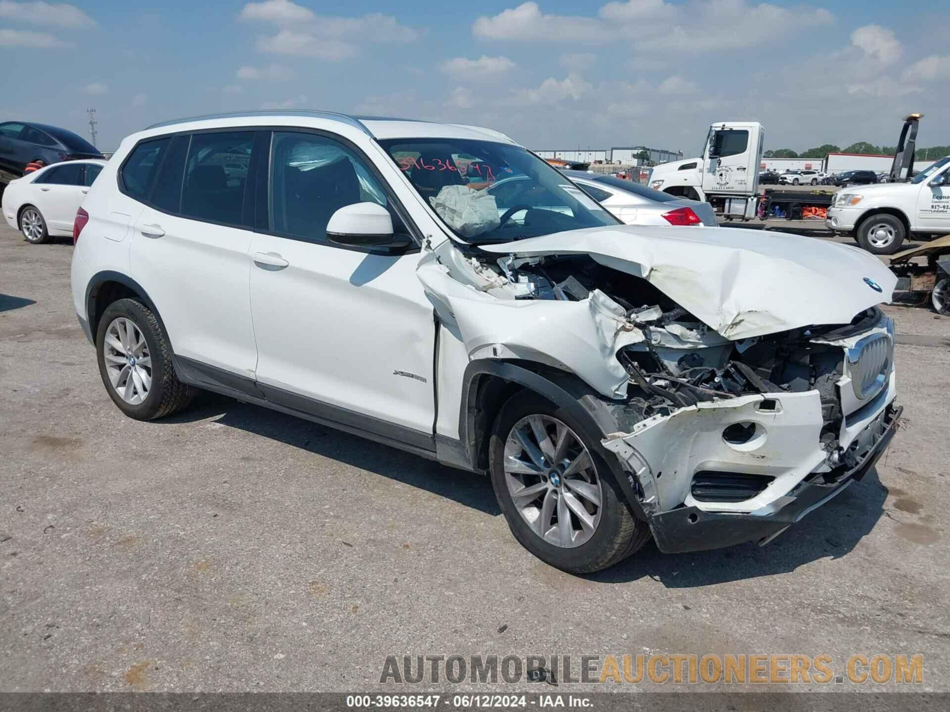 5UXWX9C52H0T14907 BMW X3 2017