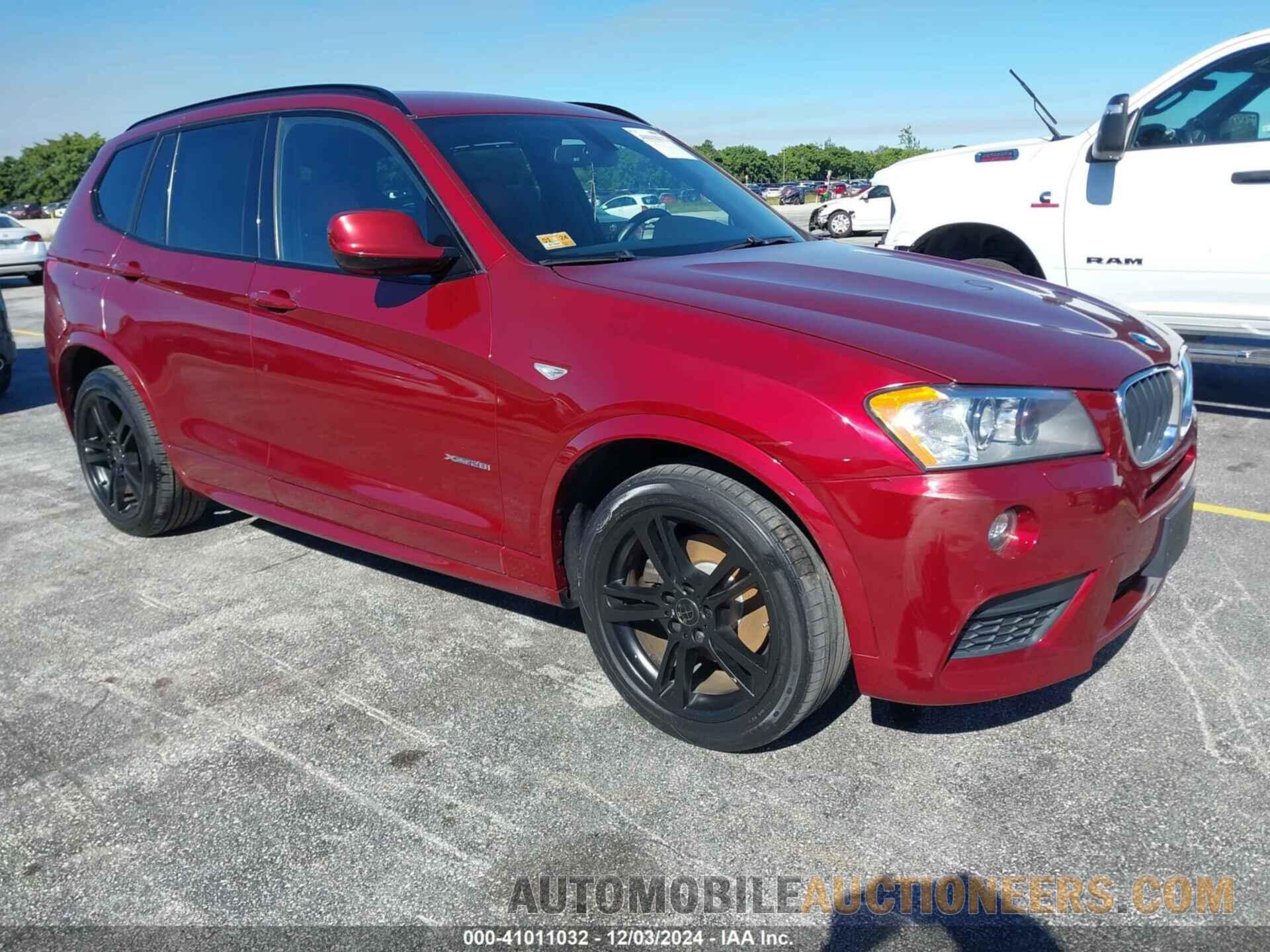 5UXWX9C53D0A10269 BMW X3 2013