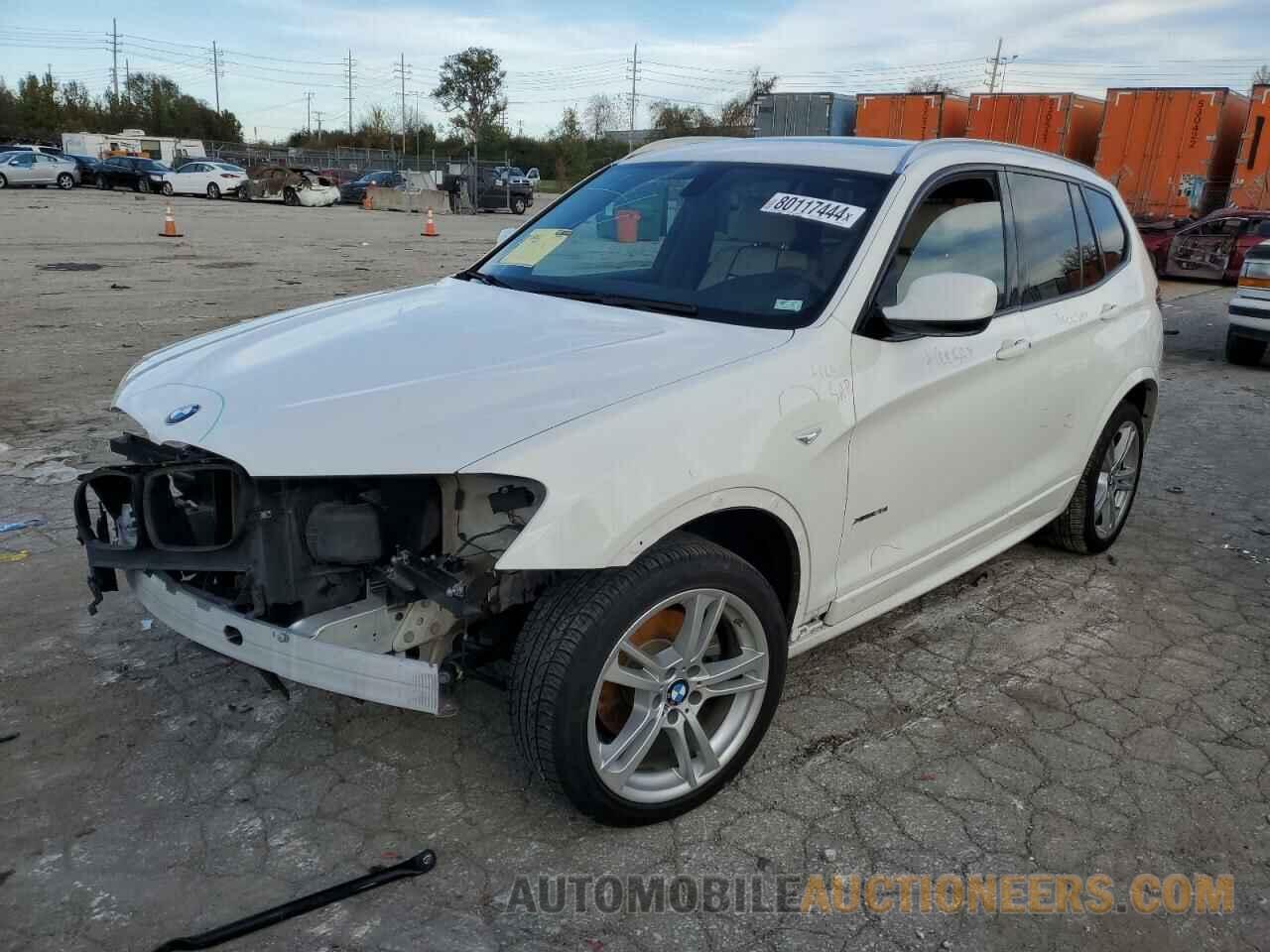 5UXWX9C53D0A11518 BMW X3 2013