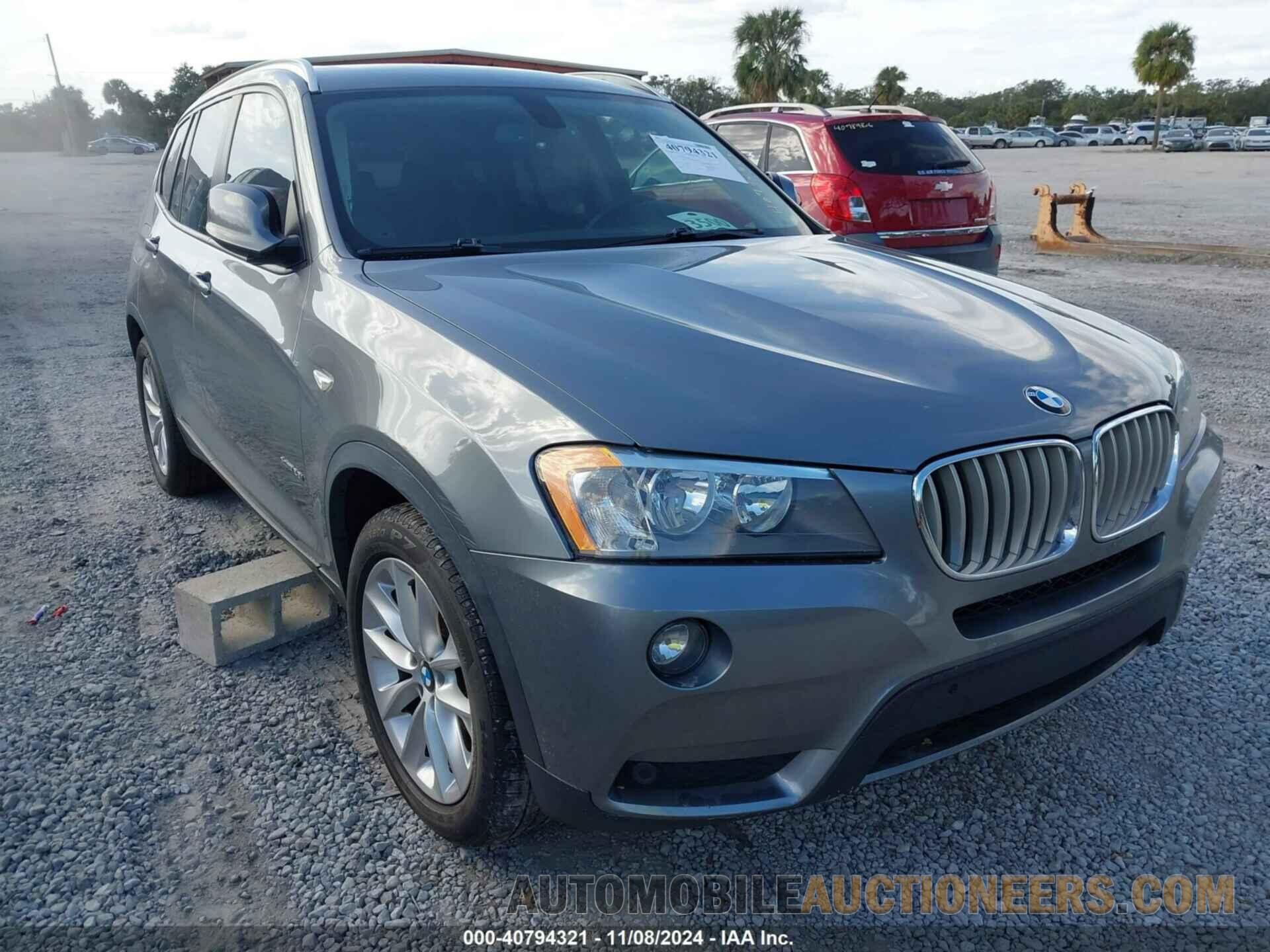 5UXWX9C53D0A19327 BMW X3 2013