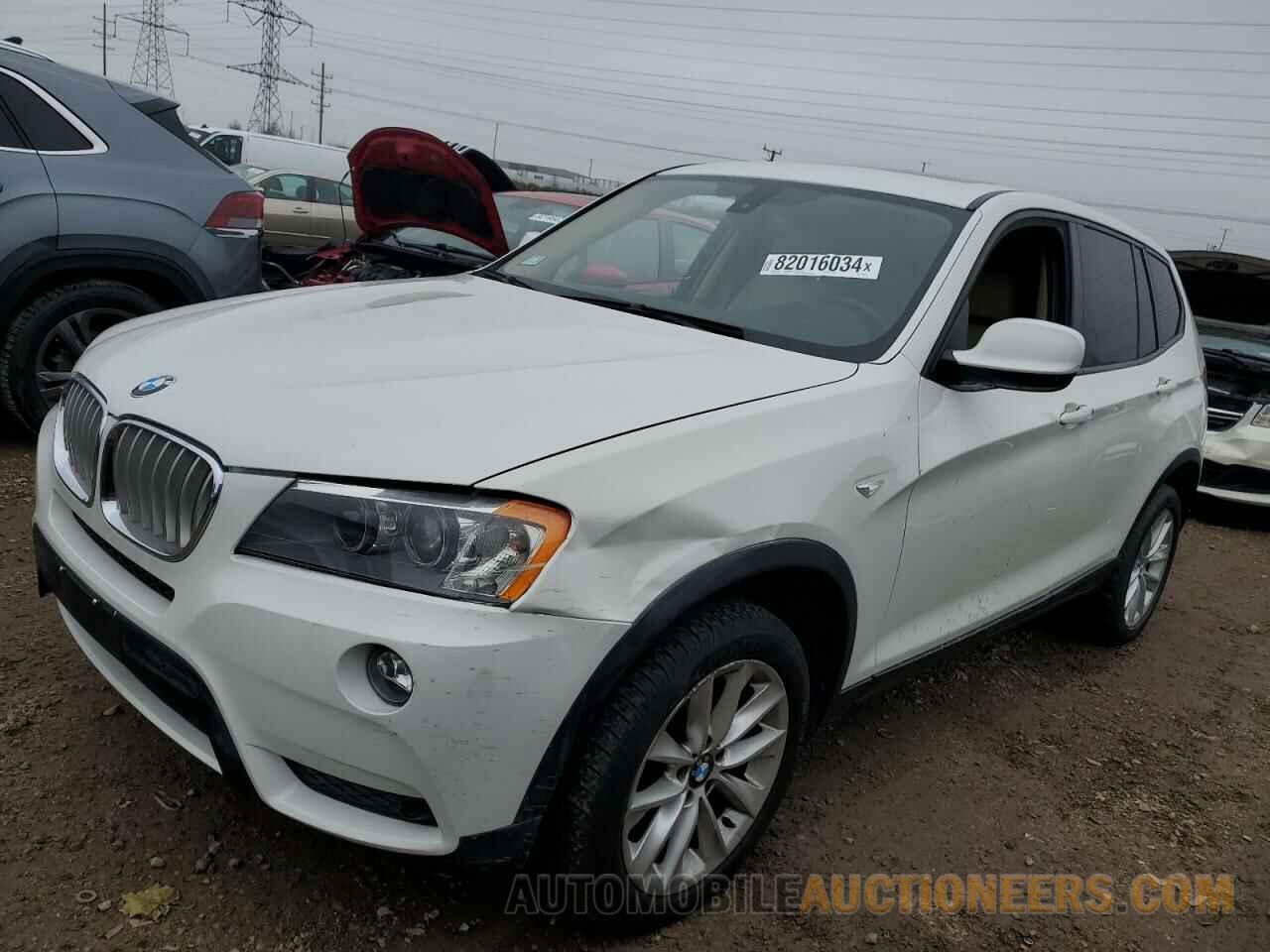 5UXWX9C53D0A20543 BMW X3 2013