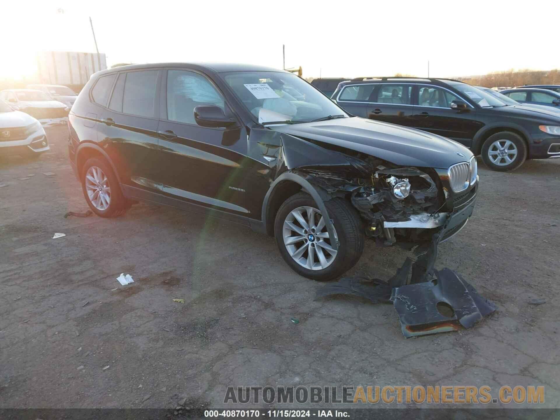 5UXWX9C53D0D04657 BMW X3 2013