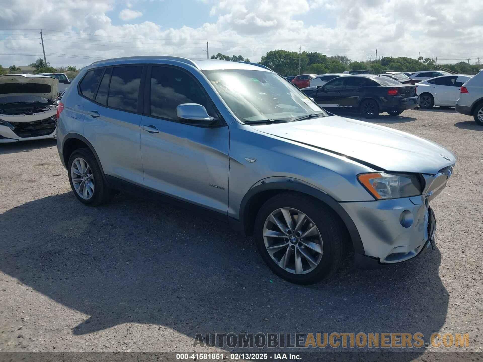 5UXWX9C53E0D33500 BMW X3 2014