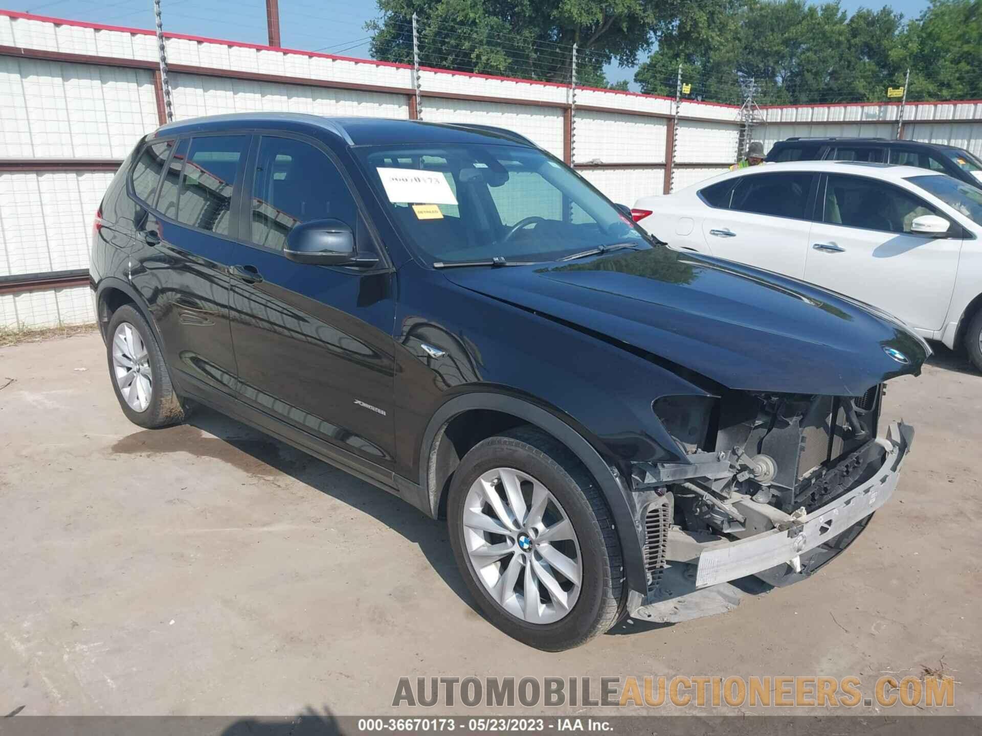 5UXWX9C53F0D45325 BMW X3 2015