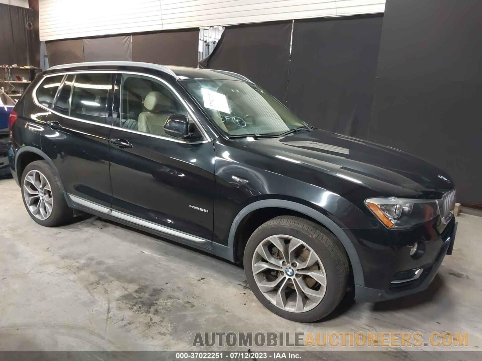 5UXWX9C53F0D47639 BMW X3 2015