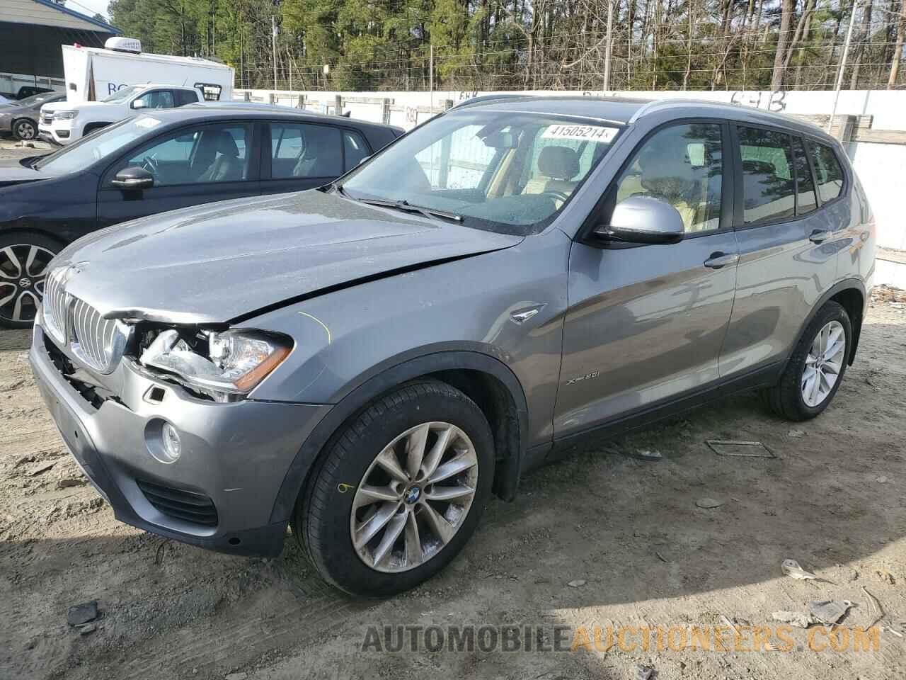 5UXWX9C53F0D50797 BMW X3 2015